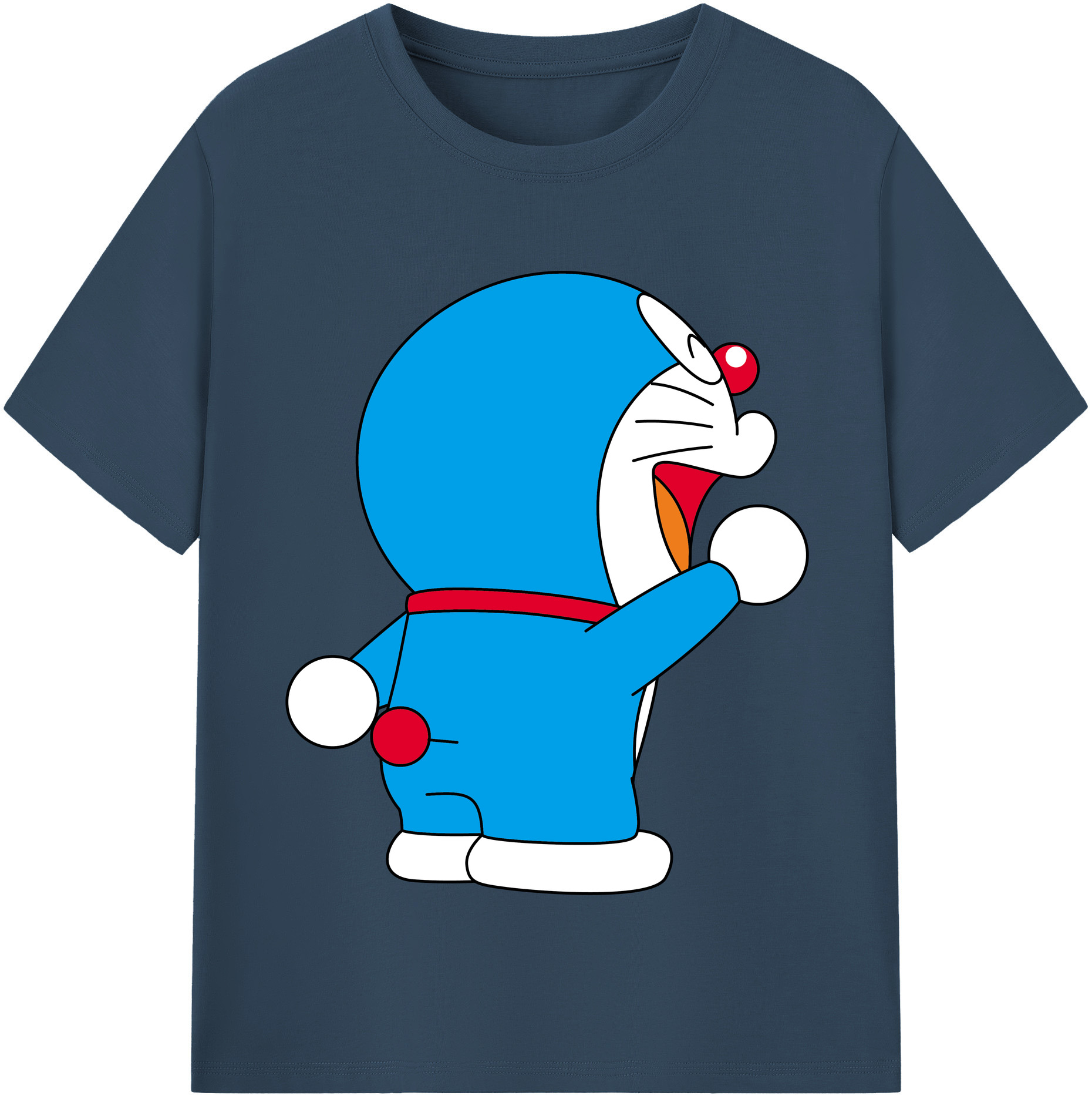 （画像用） ドラえもん Doraemon レディースカジュアルプリントTシャツ（綿100％）