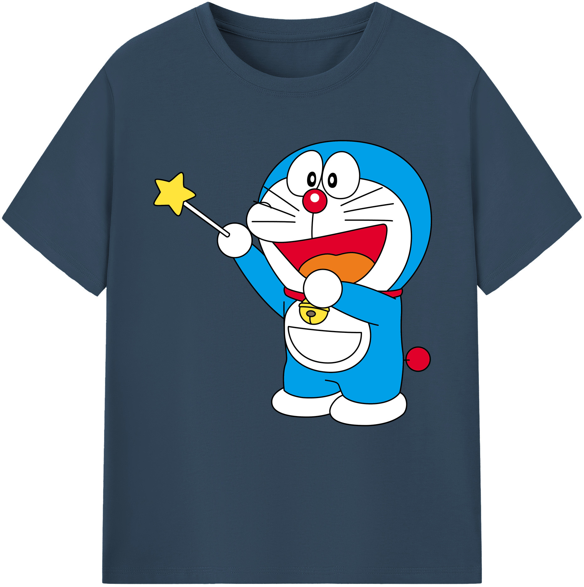 （画像用） ドラえもん Doraemon レディースカジュアルプリントTシャツ（綿100％）