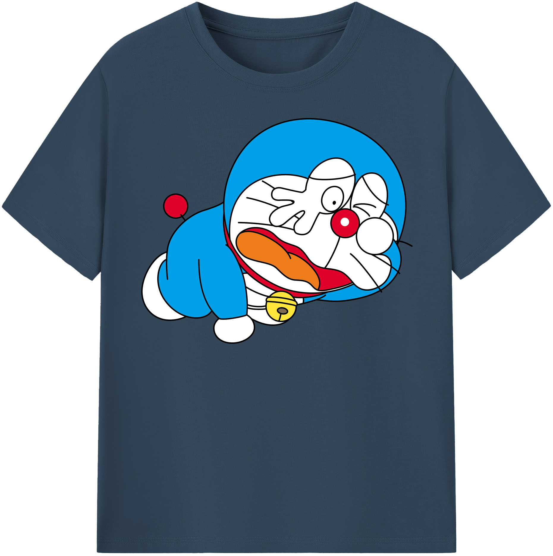 （画像用） ドラえもん Doraemon レディースカジュアルプリントTシャツ（綿100％）