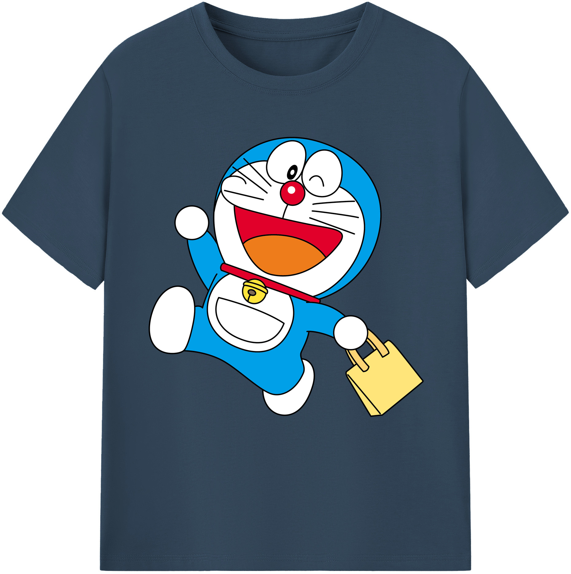 （画像用） ドラえもん Doraemon レディースカジュアルプリントTシャツ（綿100％）