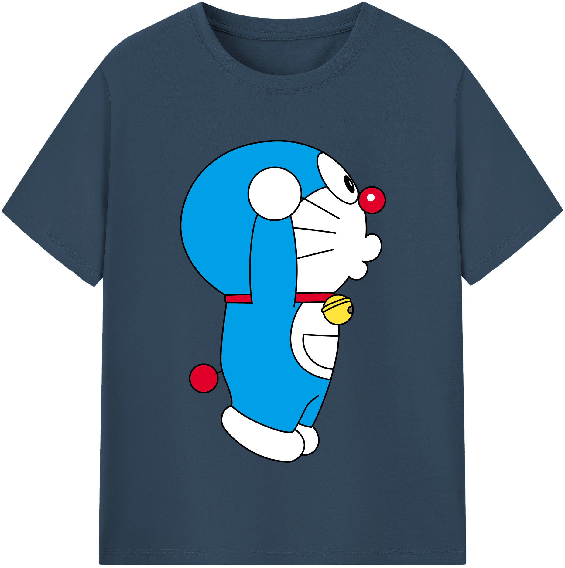 （画像用） ドラえもん Doraemon レディースカジュアルプリントTシャツ（綿100％）