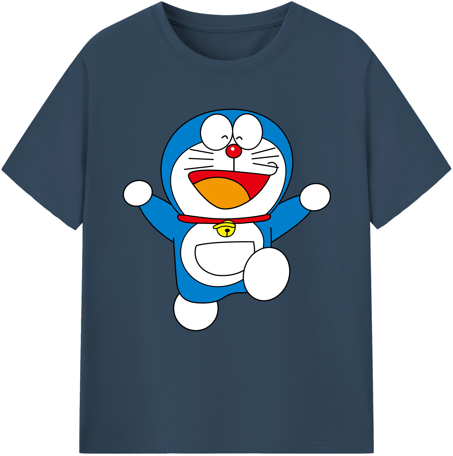 （画像用） ドラえもん Doraemon レディースカジュアルプリントTシャツ（綿100％）