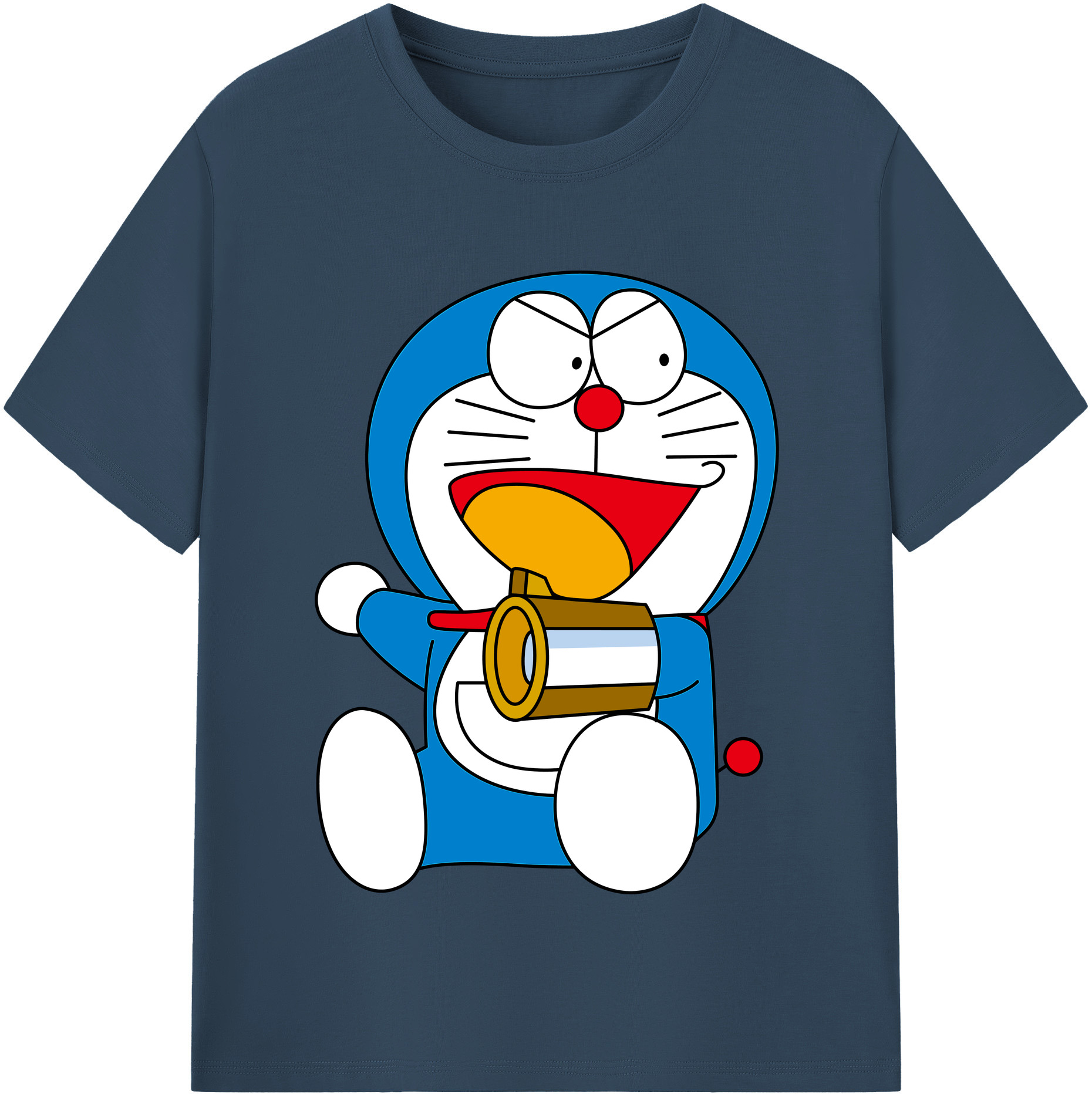 （画像用） ドラえもん Doraemon レディースカジュアルプリントTシャツ（綿100％）