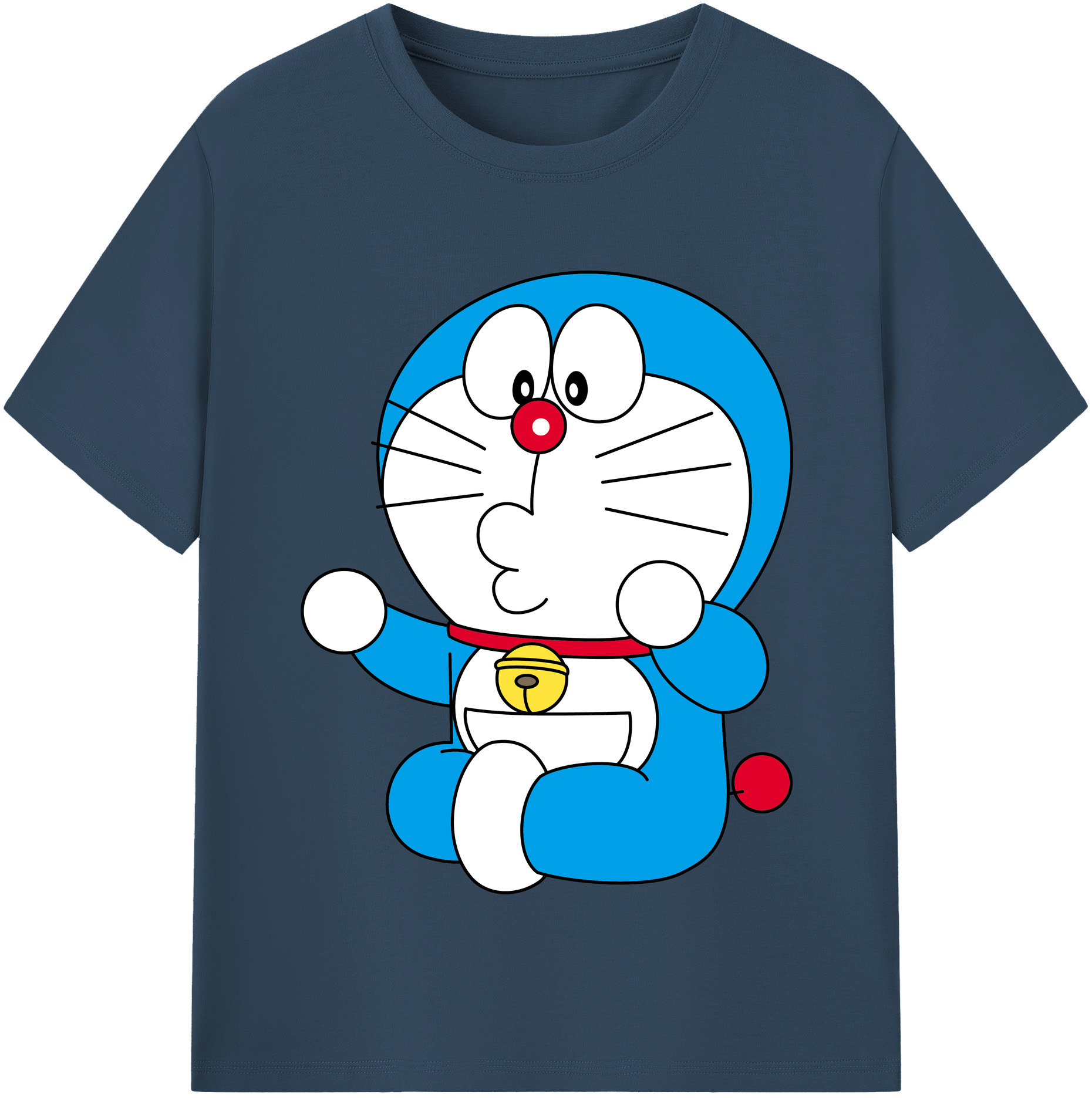 （画像用） ドラえもん Doraemon レディースカジュアルプリントTシャツ（綿100％）