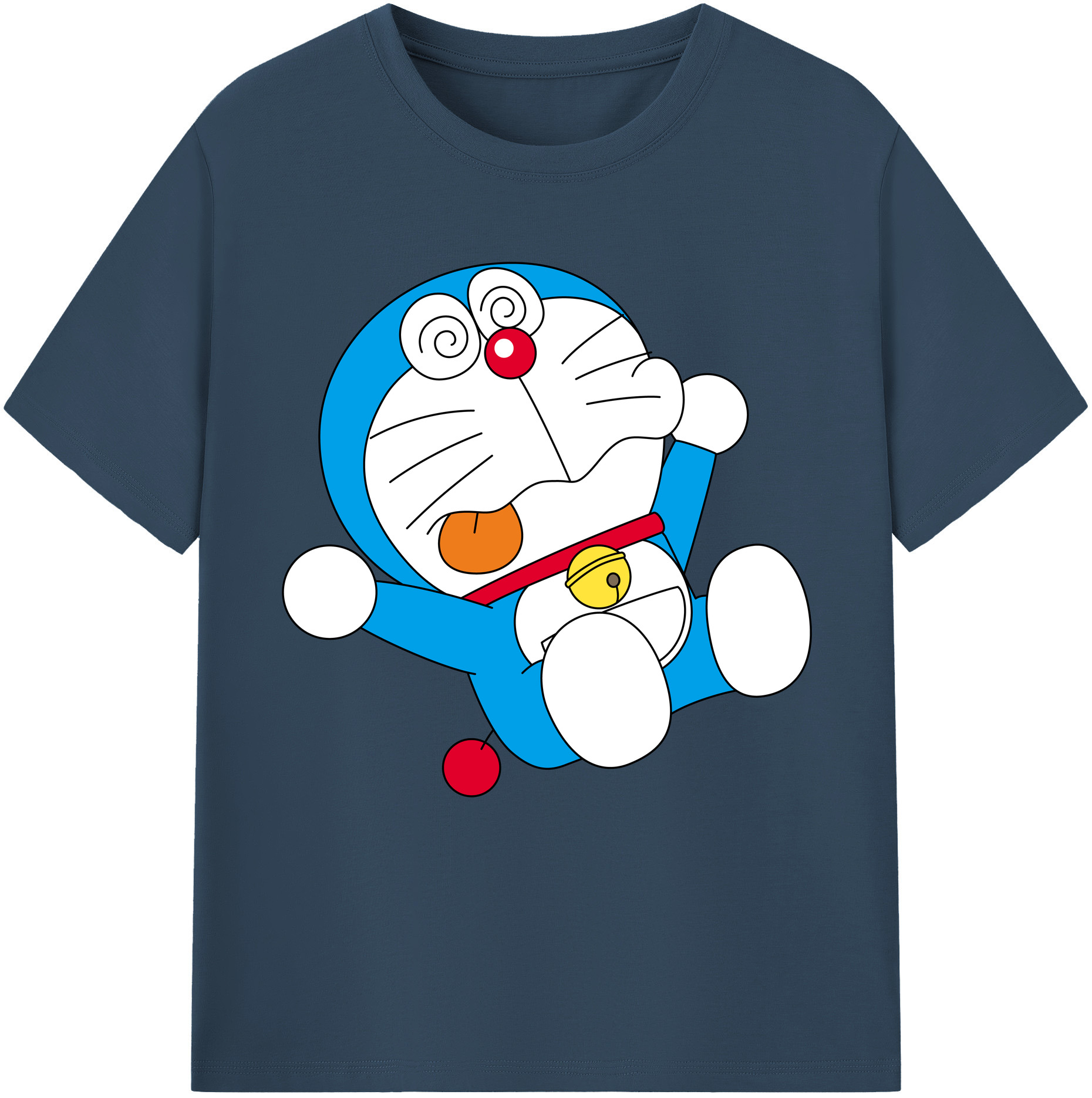 （画像用） ドラえもん Doraemon レディースカジュアルプリントTシャツ（綿100％）