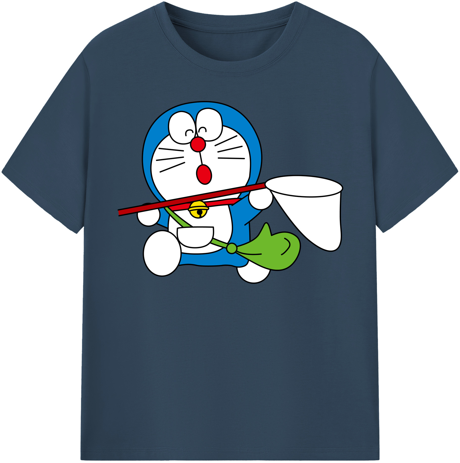 （画像用） ドラえもん Doraemon レディースカジュアルプリントTシャツ（綿100％）