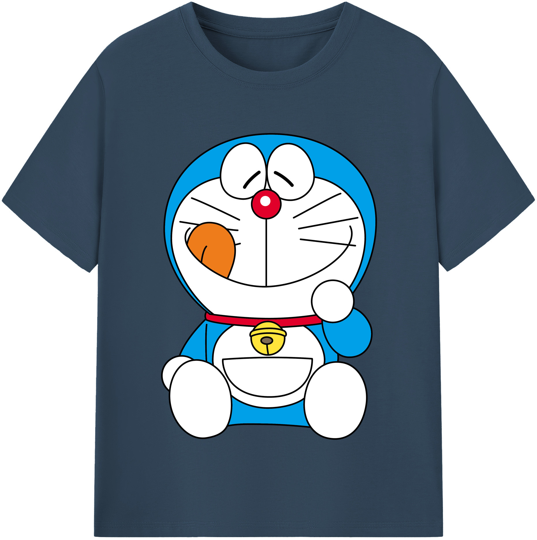 （画像用） ドラえもん Doraemon レディースカジュアルプリントTシャツ（綿100％）