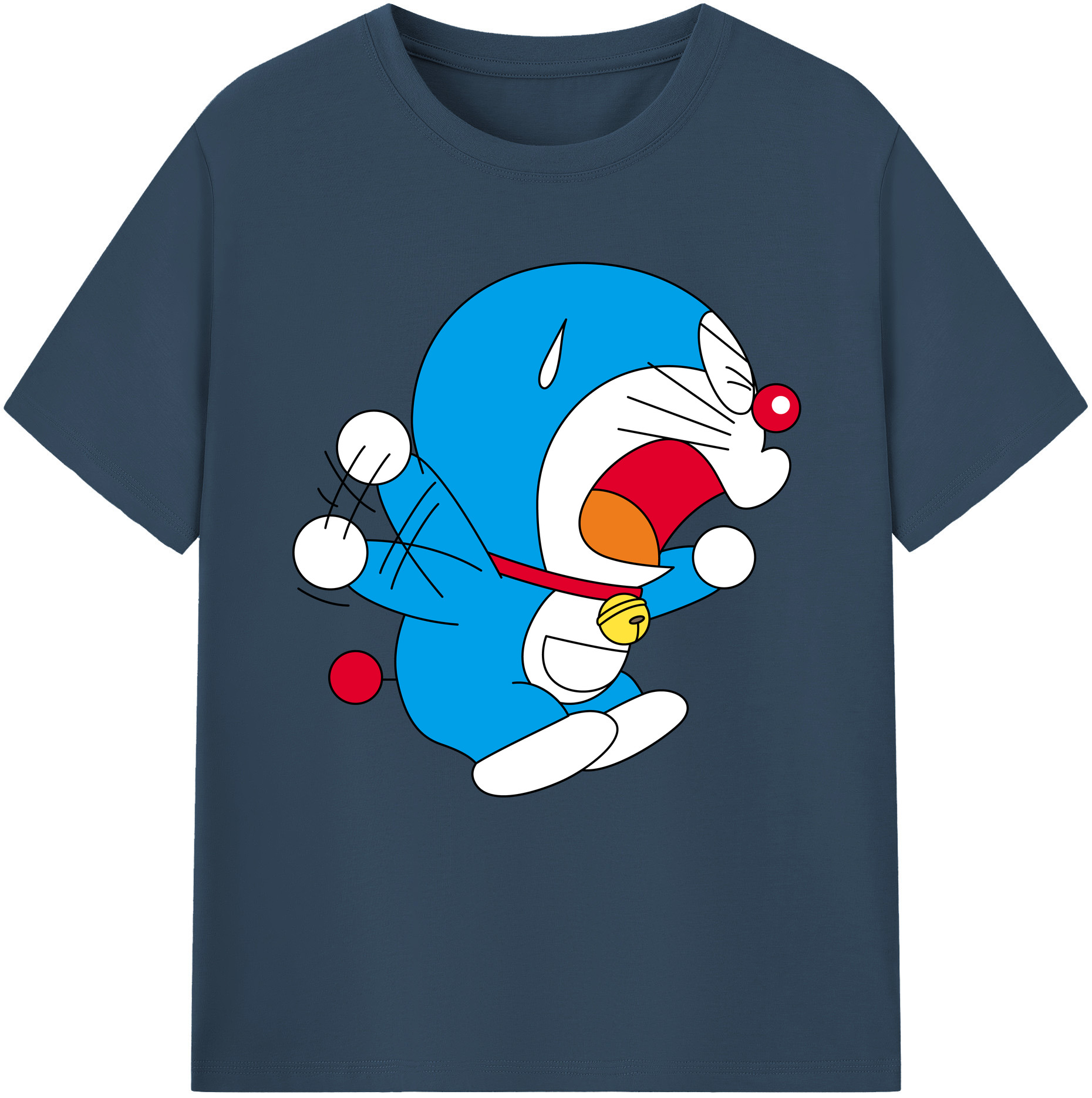 （画像用） ドラえもん Doraemon レディースカジュアルプリントTシャツ（綿100％）