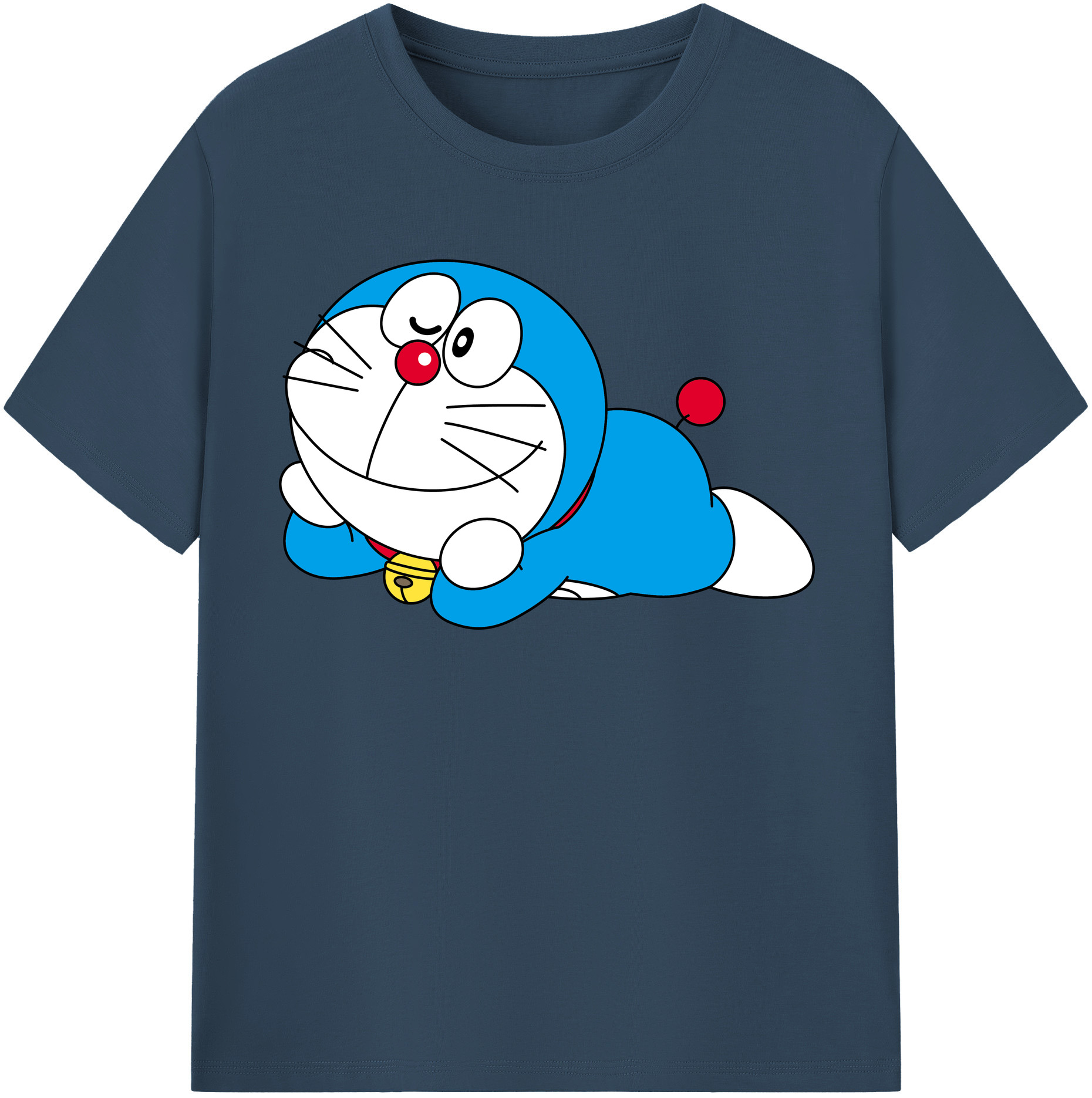 （画像用） ドラえもん Doraemon レディースカジュアルプリントTシャツ（綿100％）