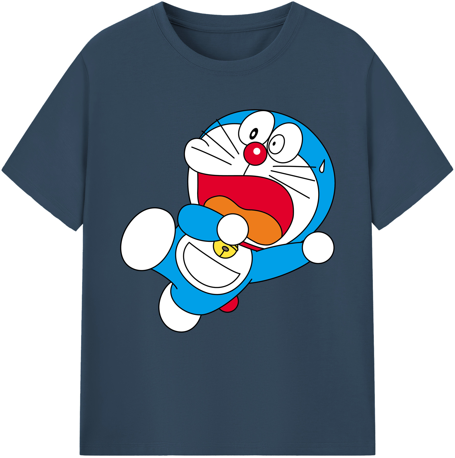 （画像用） ドラえもん Doraemon レディースカジュアルプリントTシャツ（綿100％）