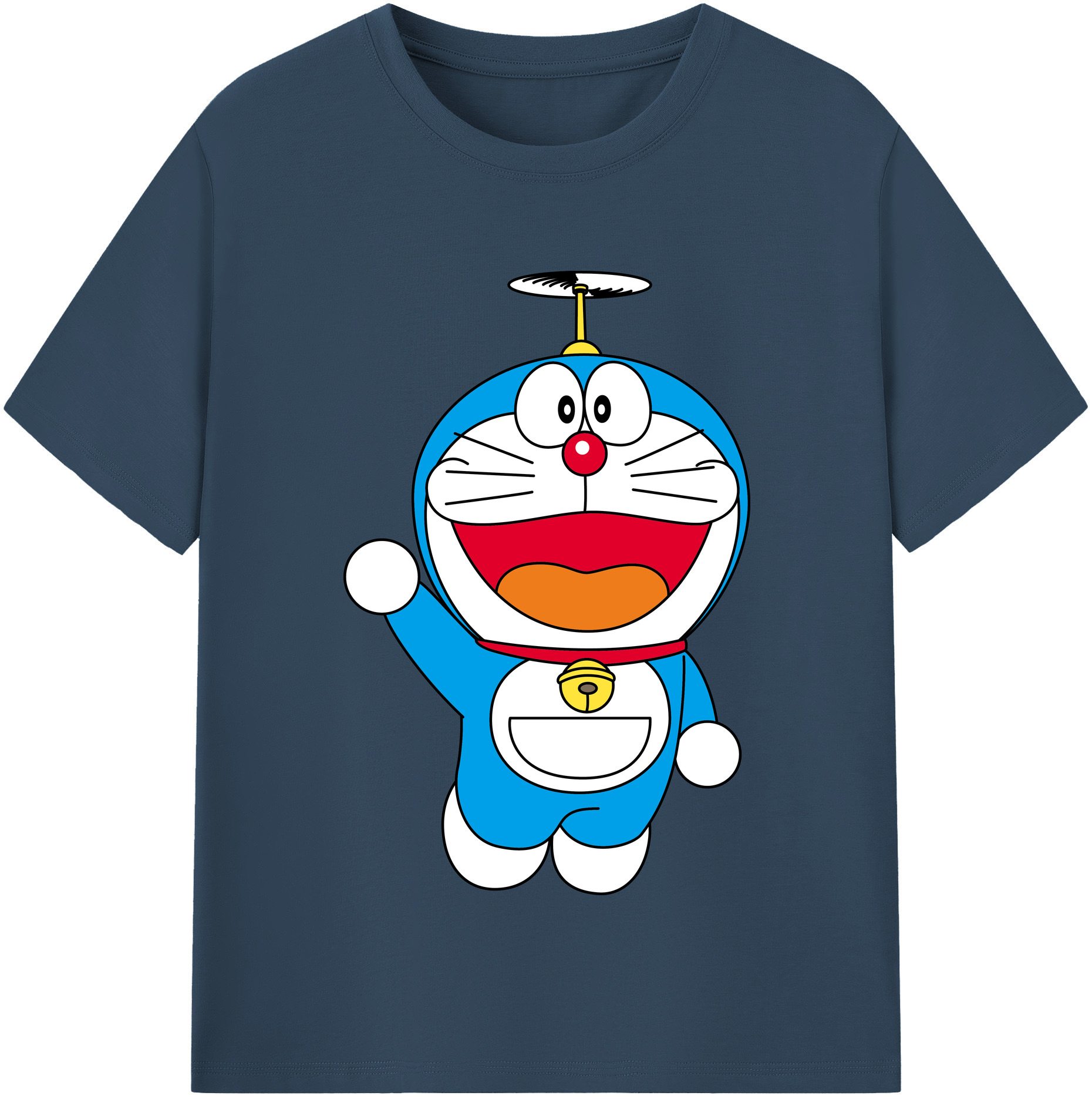 （画像用） ドラえもん Doraemon レディースカジュアルプリントTシャツ（綿100％）
