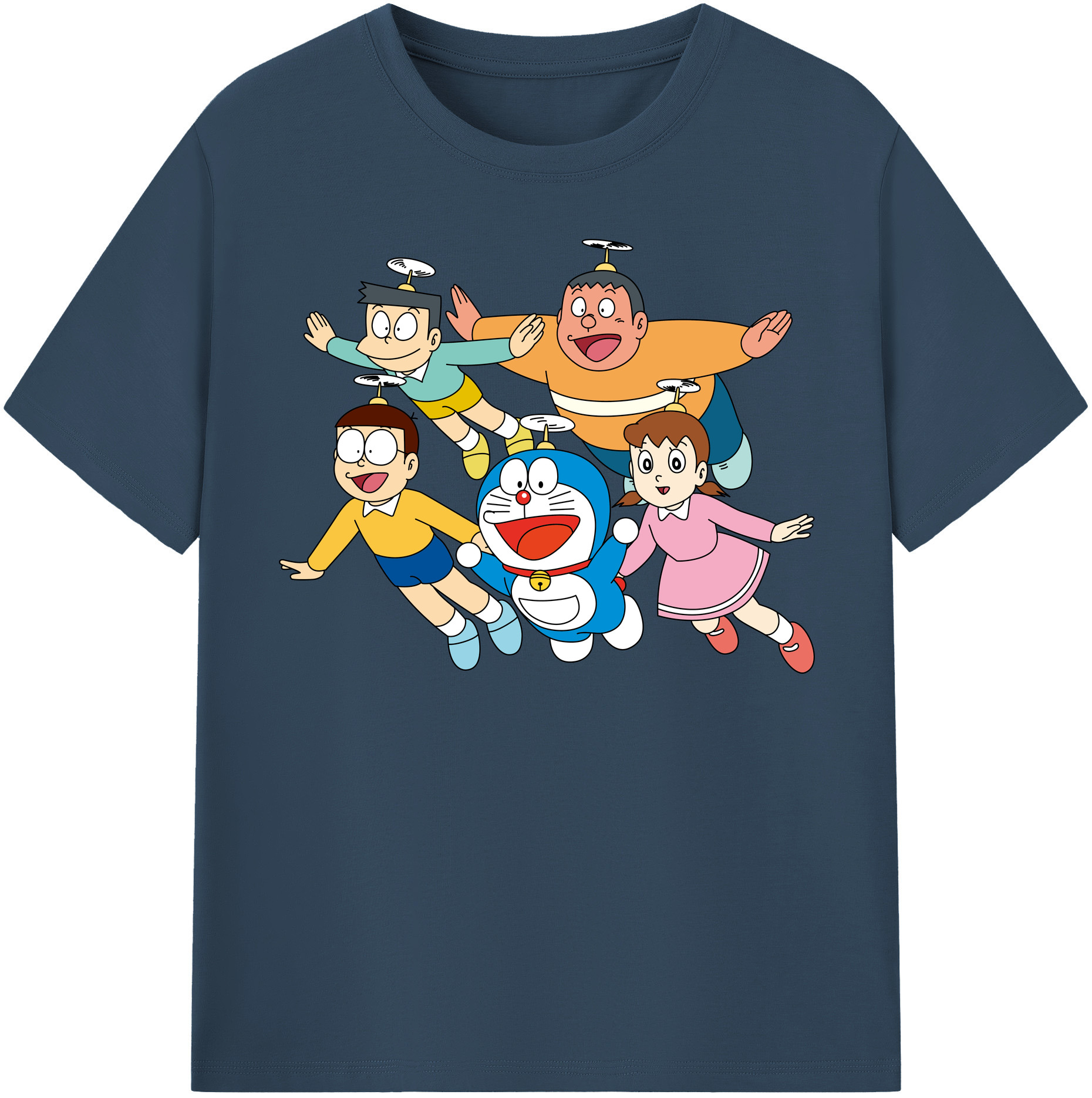 （画像用） ドラえもん 骨川 スネ夫 Doraemon Honekawa Suneo レディースカジュアルプリントTシャツ（綿100％）