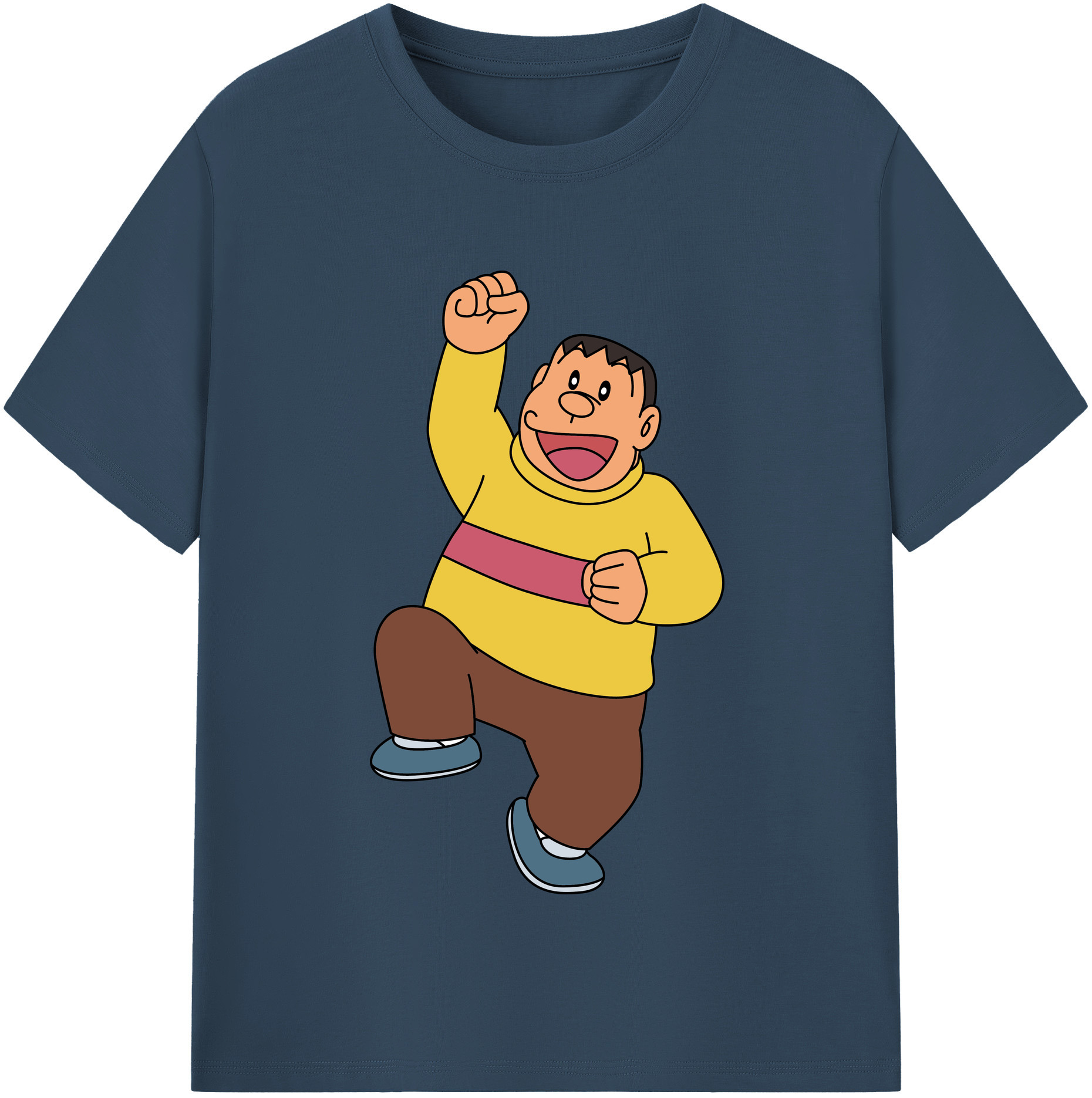 （画像用） ドラえもん 剛田武 Doraemon Gouta Takeshi レディースカジュアルプリントTシャツ（綿100％）