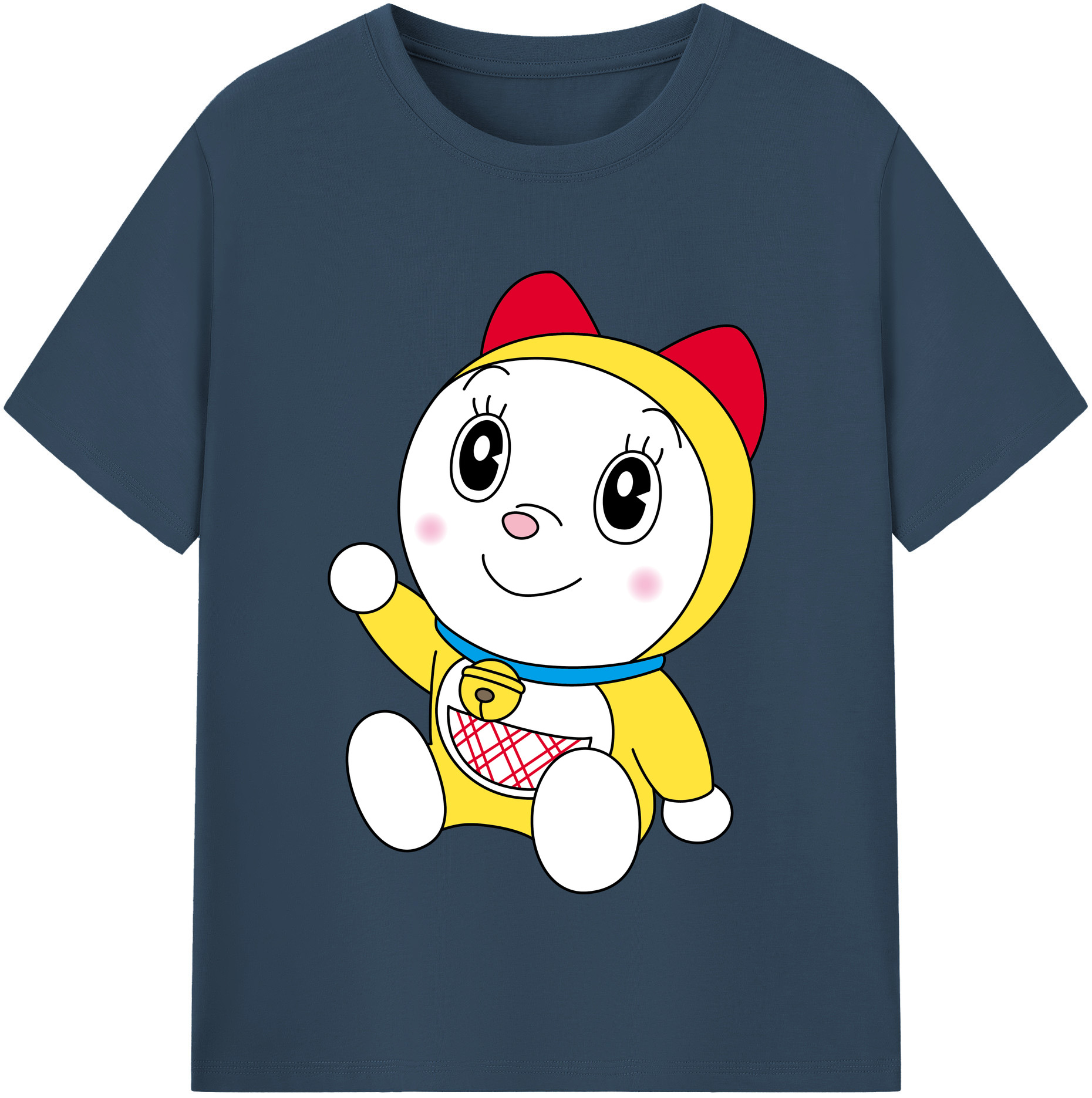 （画像用） ドラえもん ドラミ Doraemon Dorami レディースカジュアルプリントTシャツ（綿100％）