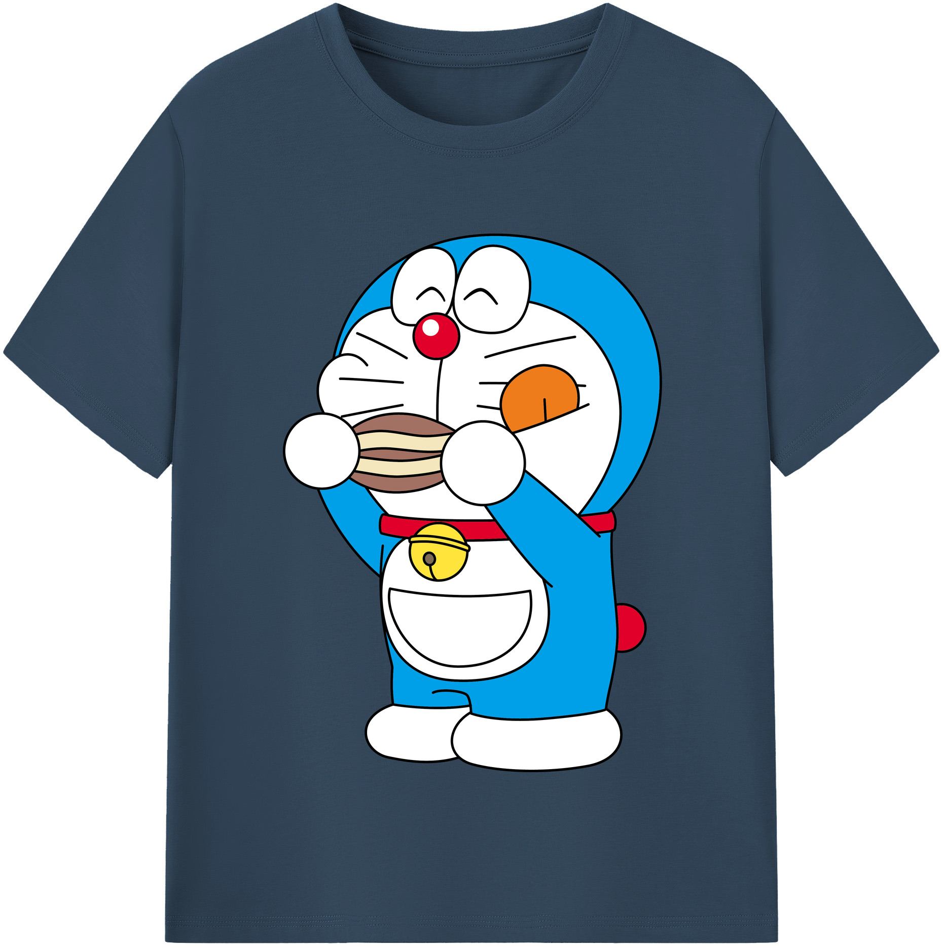 （画像用） ドラえもん Doraemon レディースカジュアルプリントTシャツ（綿100％）