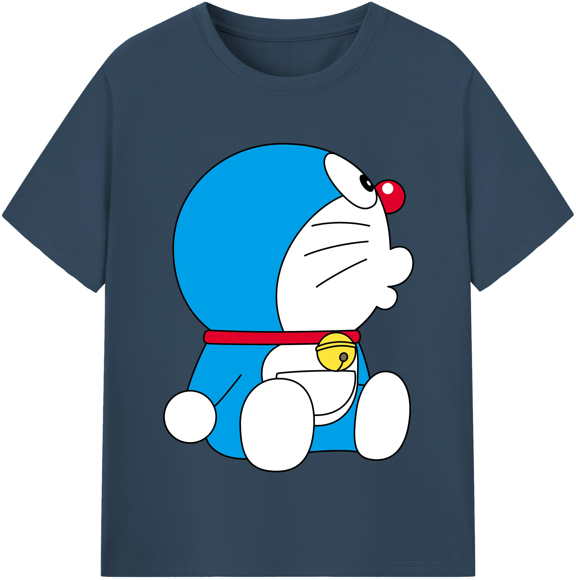 （画像用） ドラえもん Doraemon レディースカジュアルプリントTシャツ（綿100％）