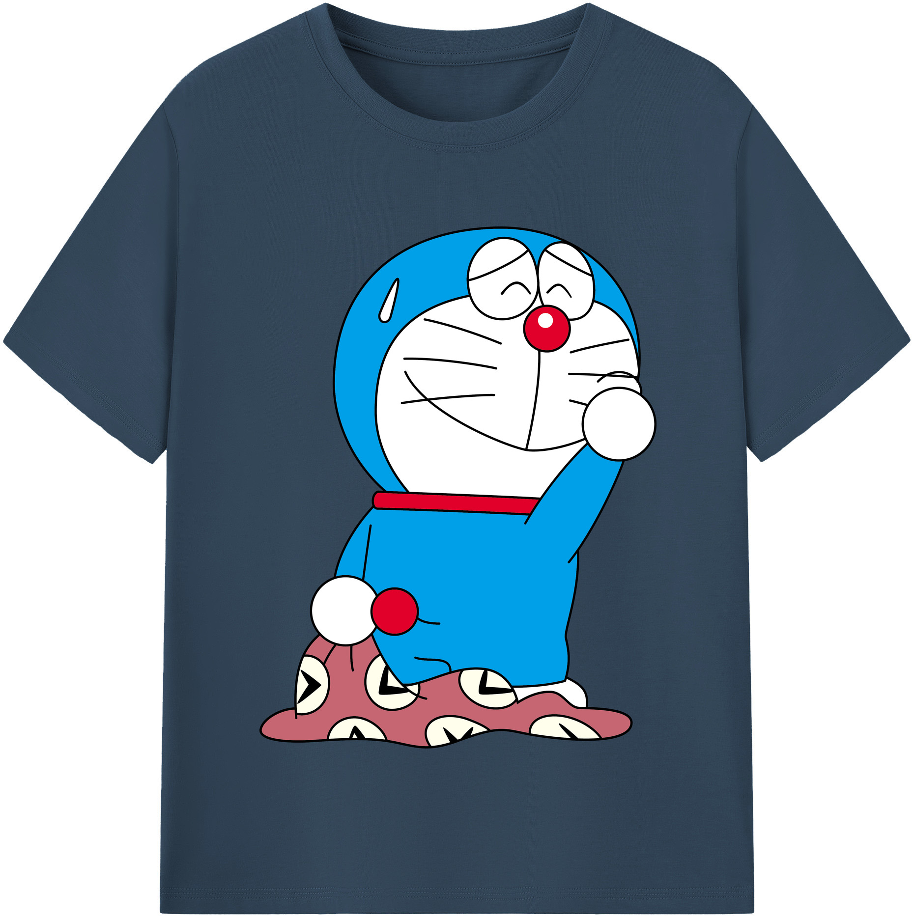 （画像用） ドラえもん Doraemon レディースカジュアルプリントTシャツ（綿100％）