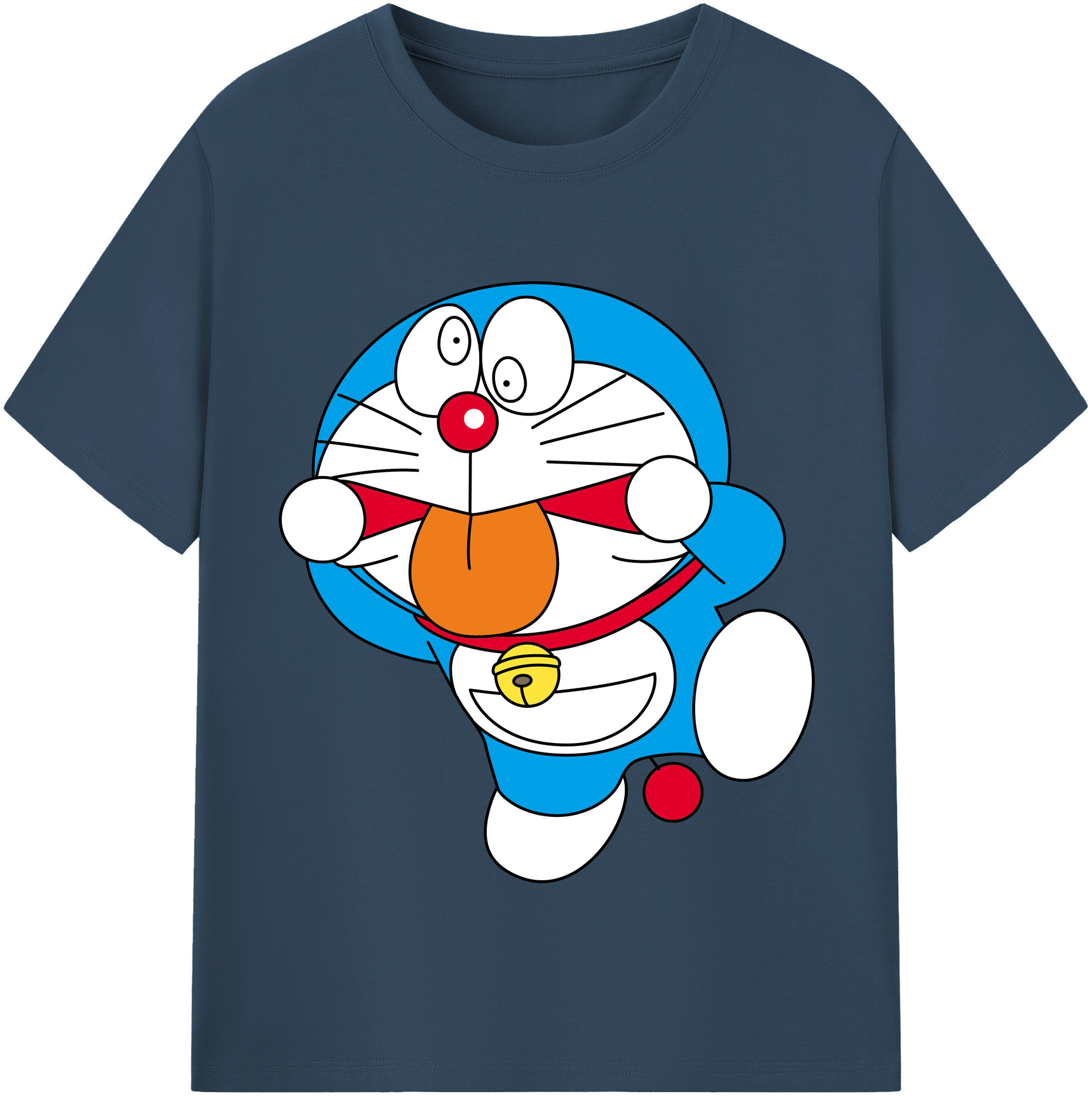 （画像用） ドラえもん Doraemon レディースカジュアルプリントTシャツ（綿100％）