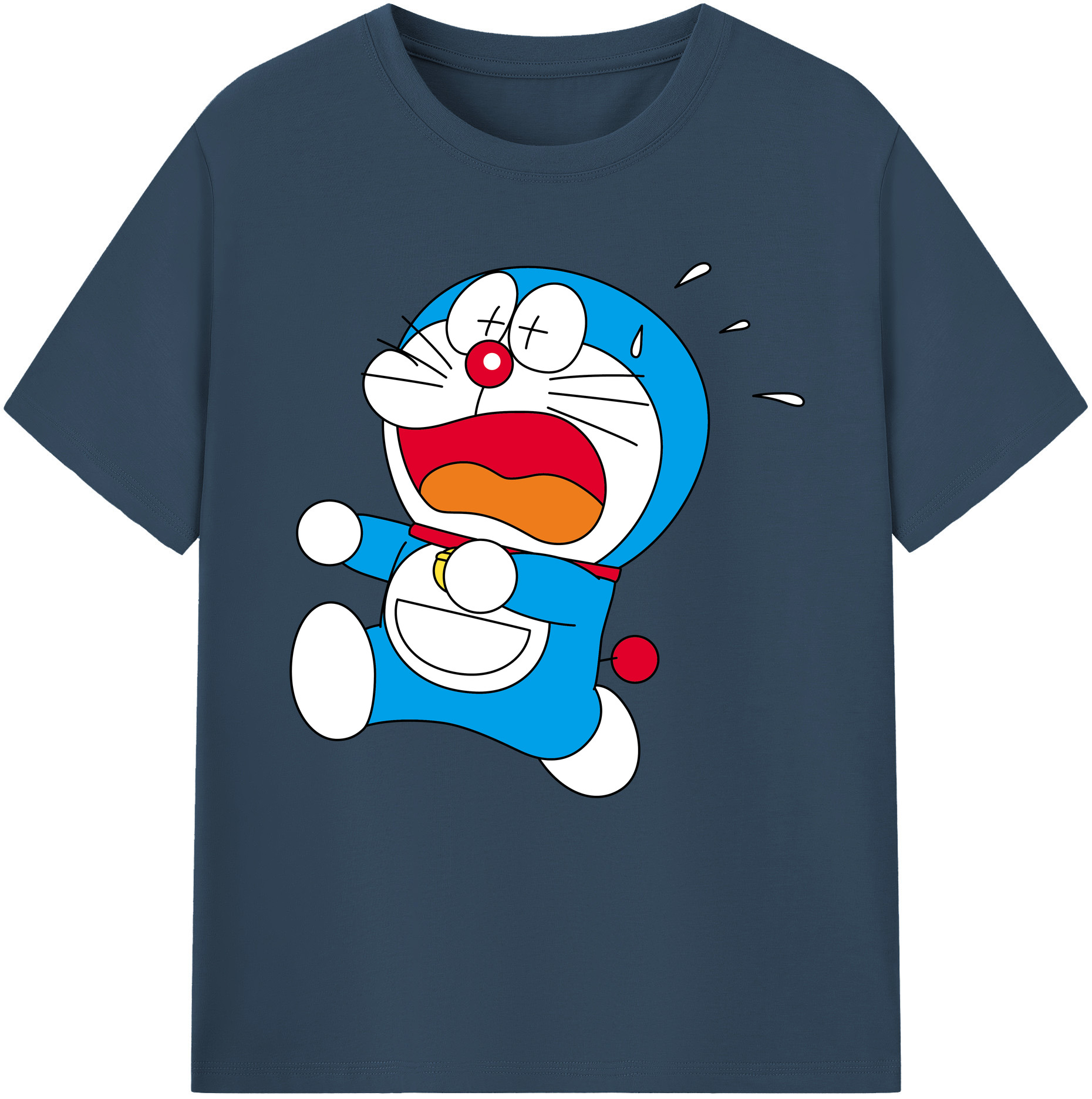 （画像用） ドラえもん Doraemon レディースカジュアルプリントTシャツ（綿100％）