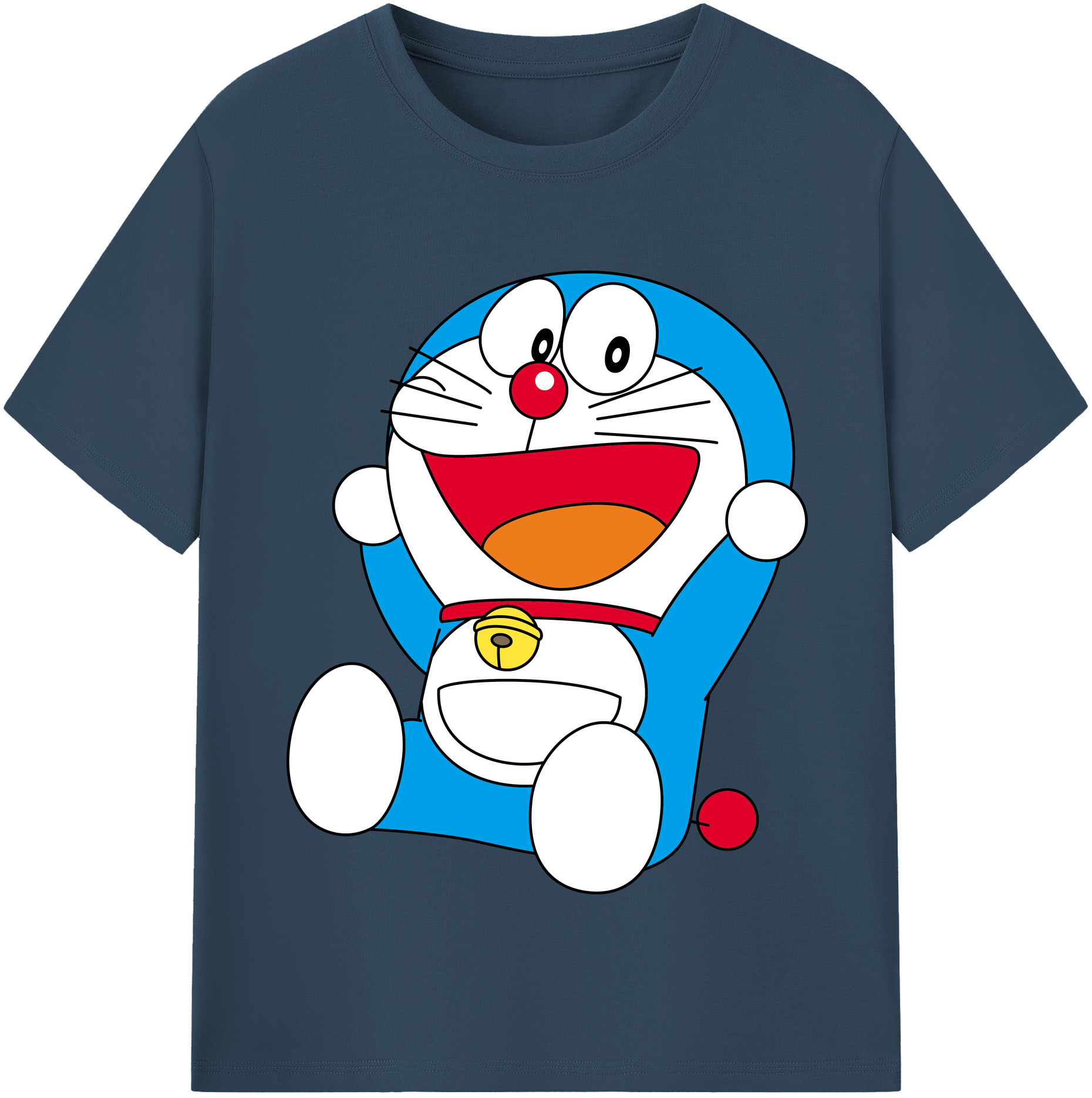 （画像用） ドラえもん Doraemon レディースカジュアルプリントTシャツ（綿100％）