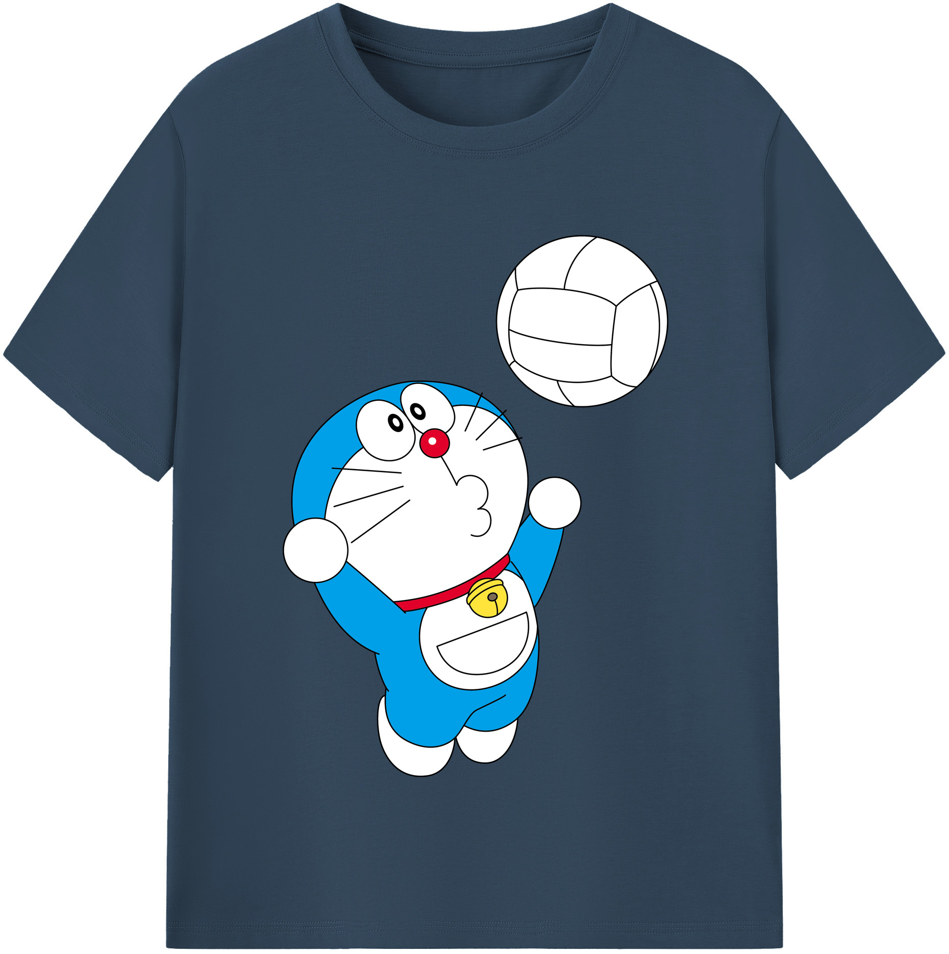 （画像用） ドラえもん Doraemon レディースカジュアルプリントTシャツ（綿100％）
