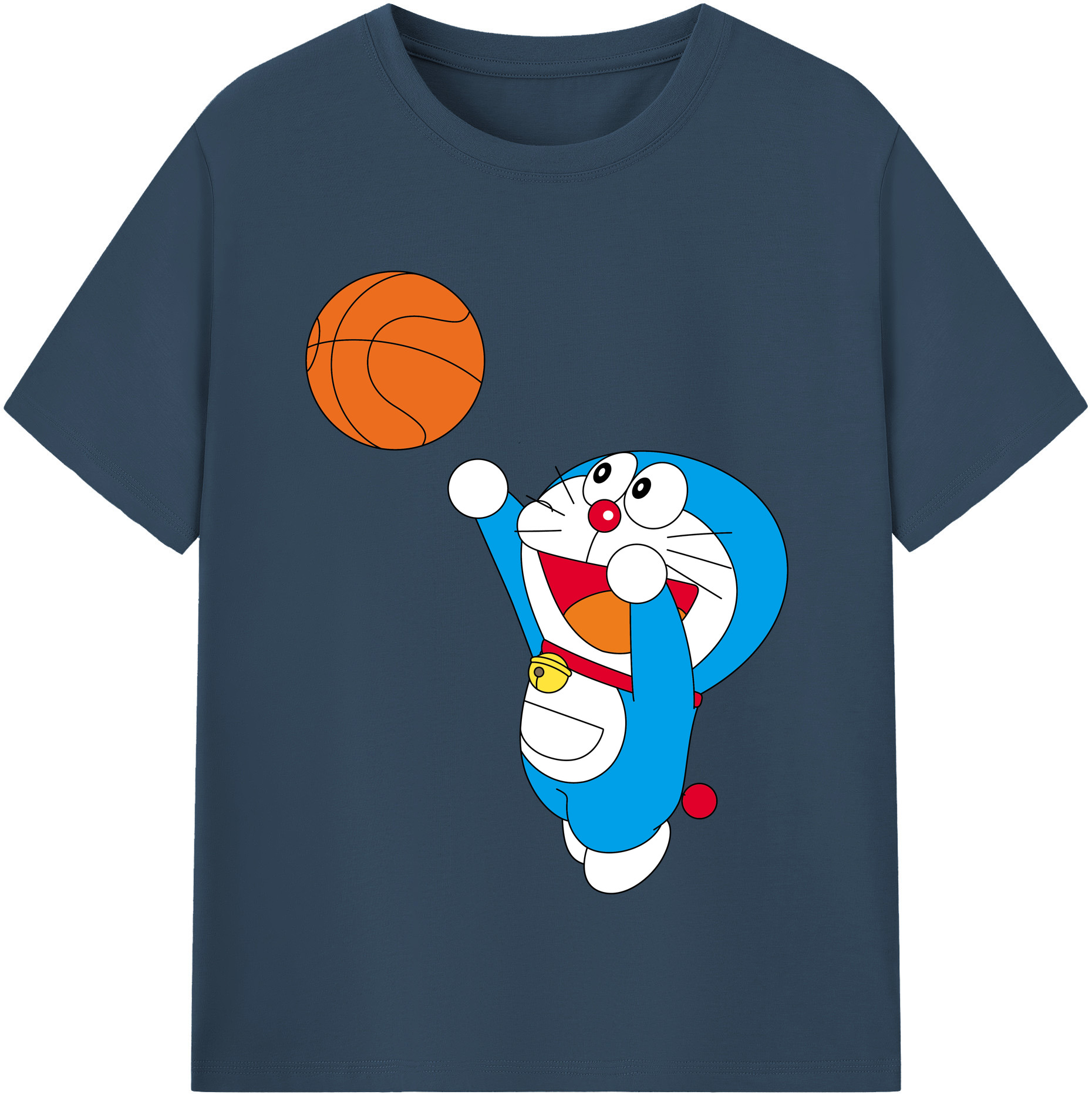 （画像用） ドラえもん Doraemon レディースカジュアルプリントTシャツ（綿100％）