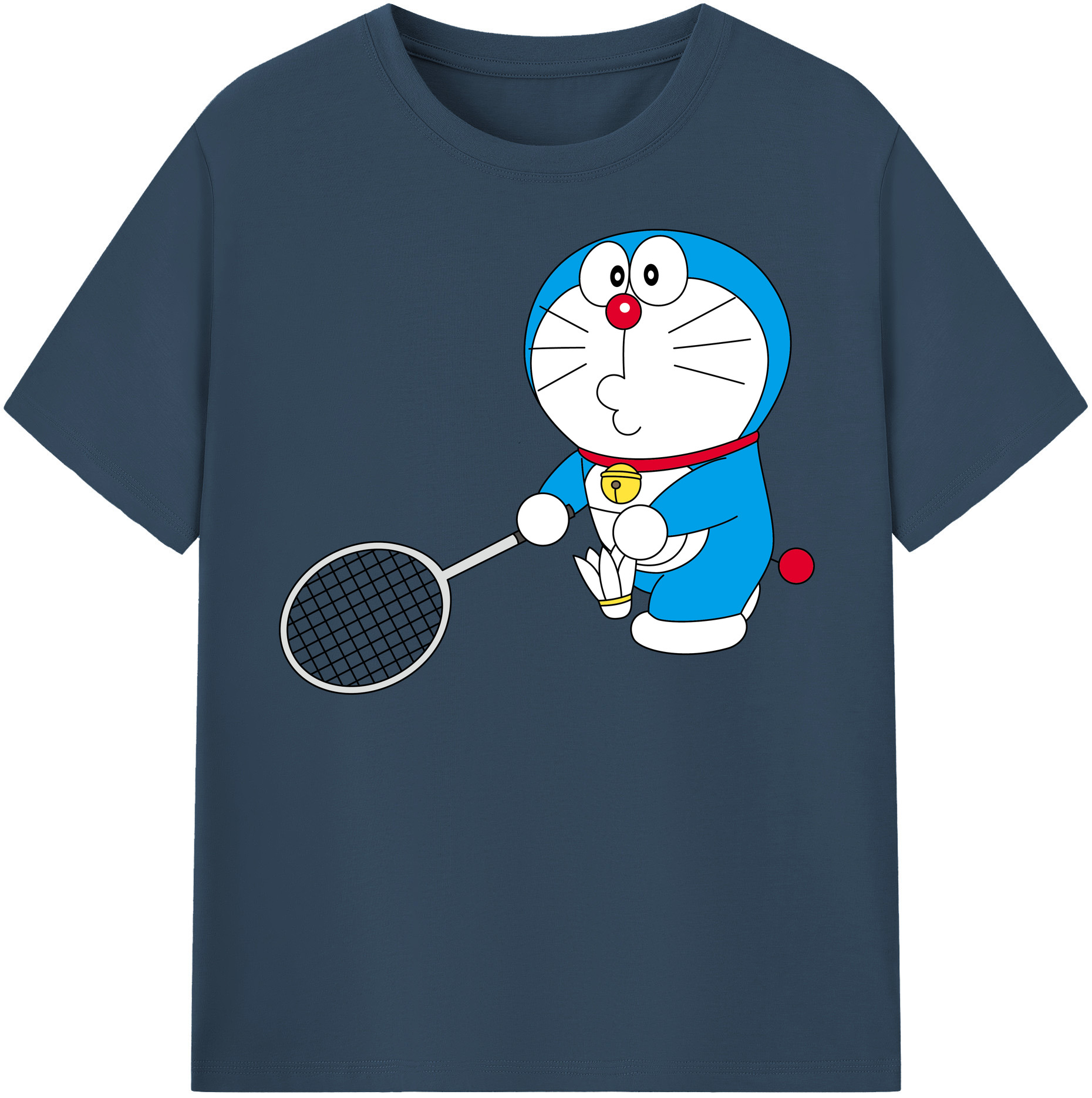 （画像用） ドラえもん Doraemon レディースカジュアルプリントTシャツ（綿100％）