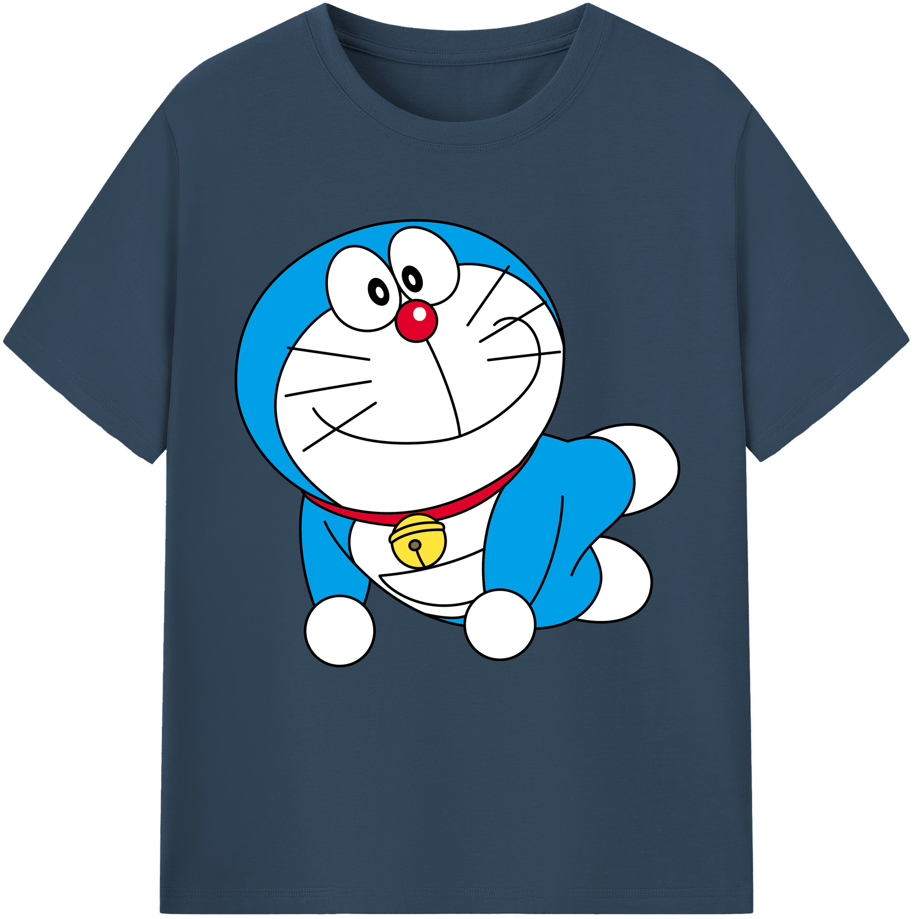 （画像用） ドラえもん Doraemon レディースカジュアルプリントTシャツ（綿100％）