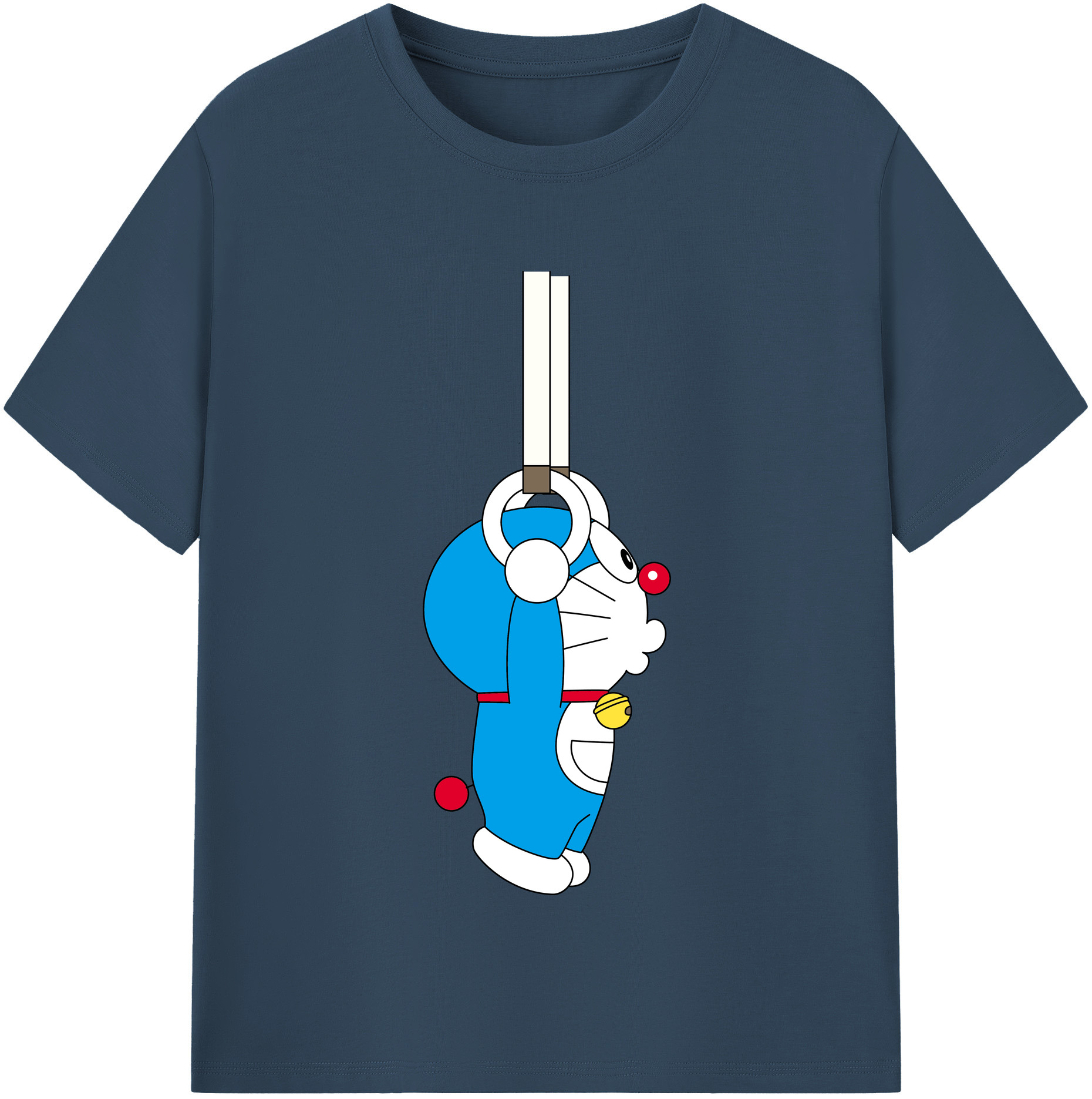 （画像用） ドラえもん Doraemon レディースカジュアルプリントTシャツ（綿100％）