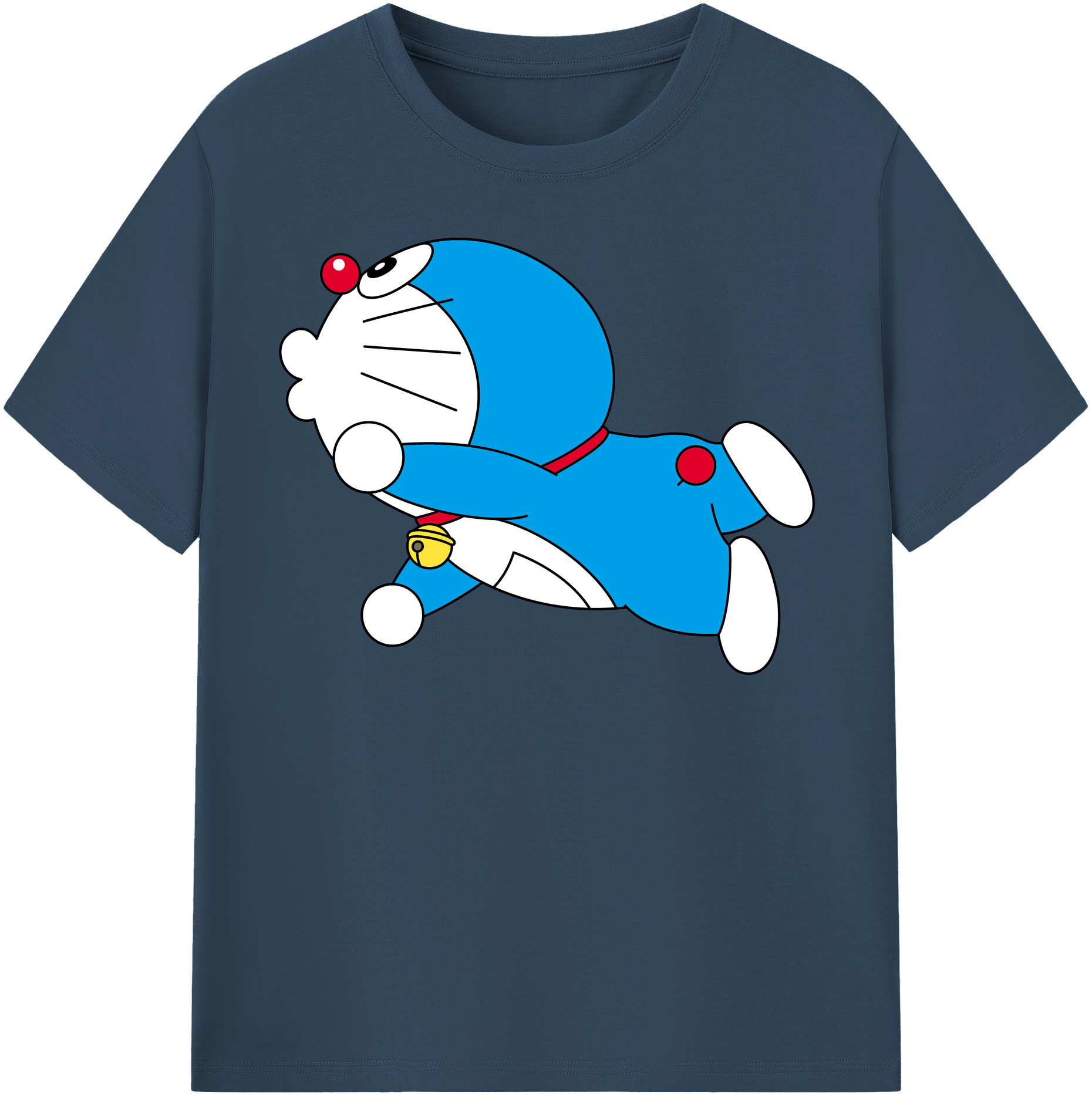 （画像用） ドラえもん Doraemon レディースカジュアルプリントTシャツ（綿100％）