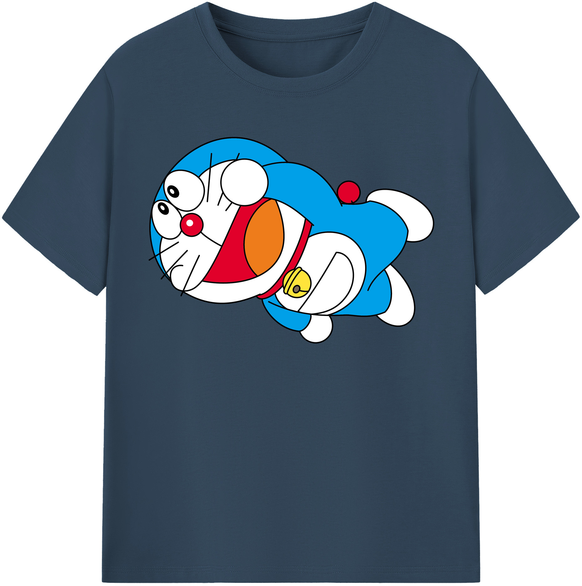 （画像用） ドラえもん Doraemon レディースカジュアルプリントTシャツ（綿100％）