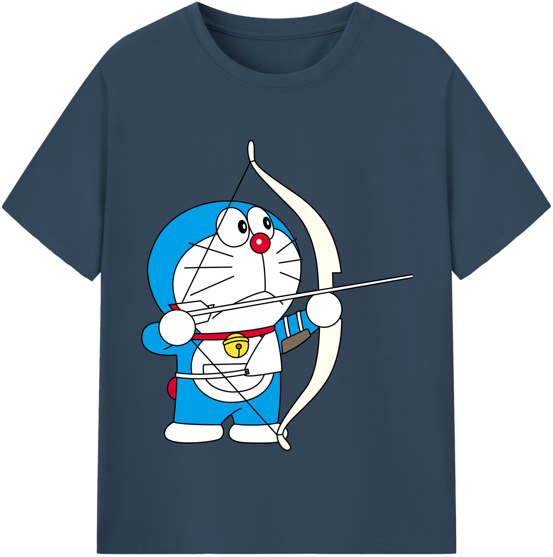 （画像用） ドラえもん Doraemon レディースカジュアルプリントTシャツ（綿100％）