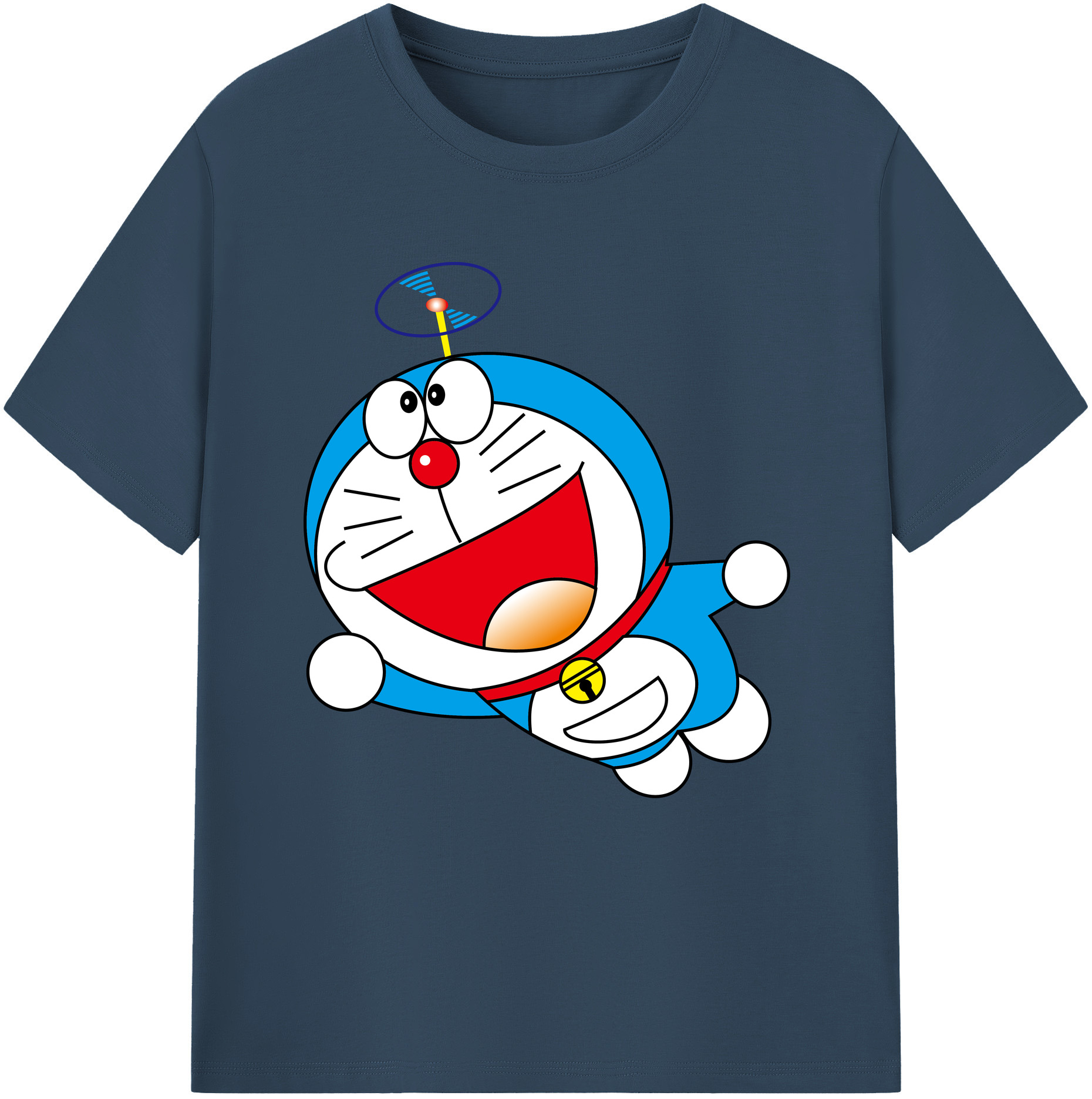 （画像用） ドラえもん Doraemon レディースカジュアルプリントTシャツ（綿100％）