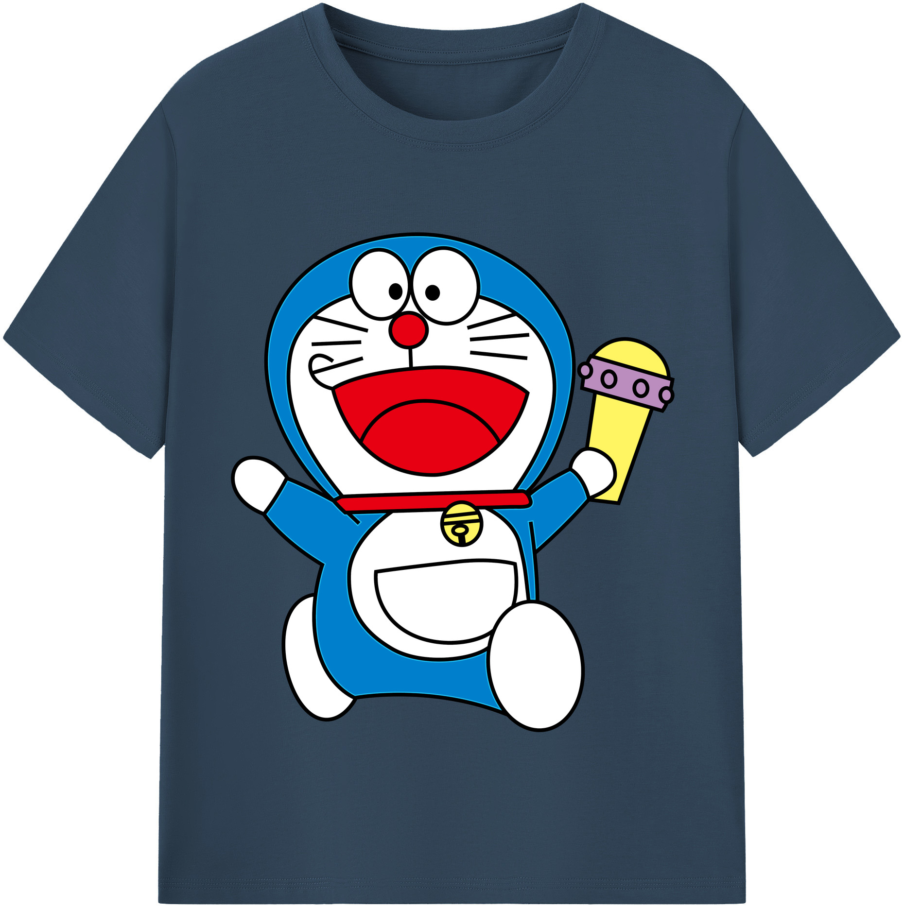 （画像用） ドラえもん Doraemon レディースカジュアルプリントTシャツ（綿100％）