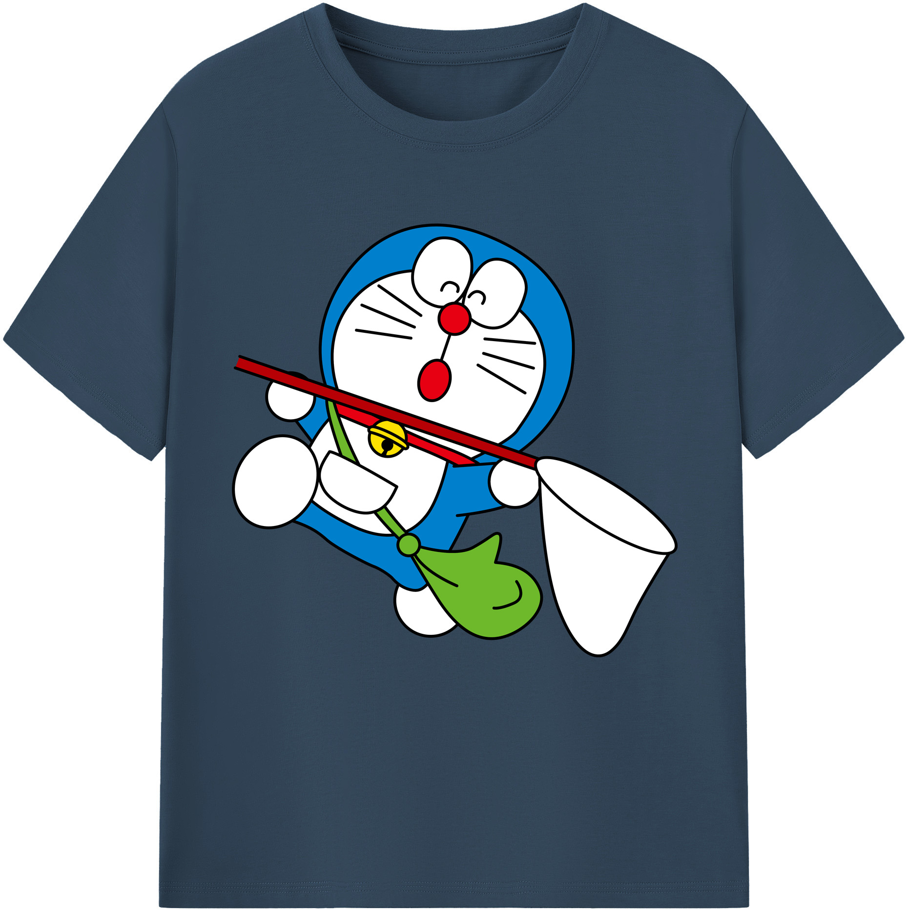 （画像用） ドラえもん Doraemon レディースカジュアルプリントTシャツ（綿100％）