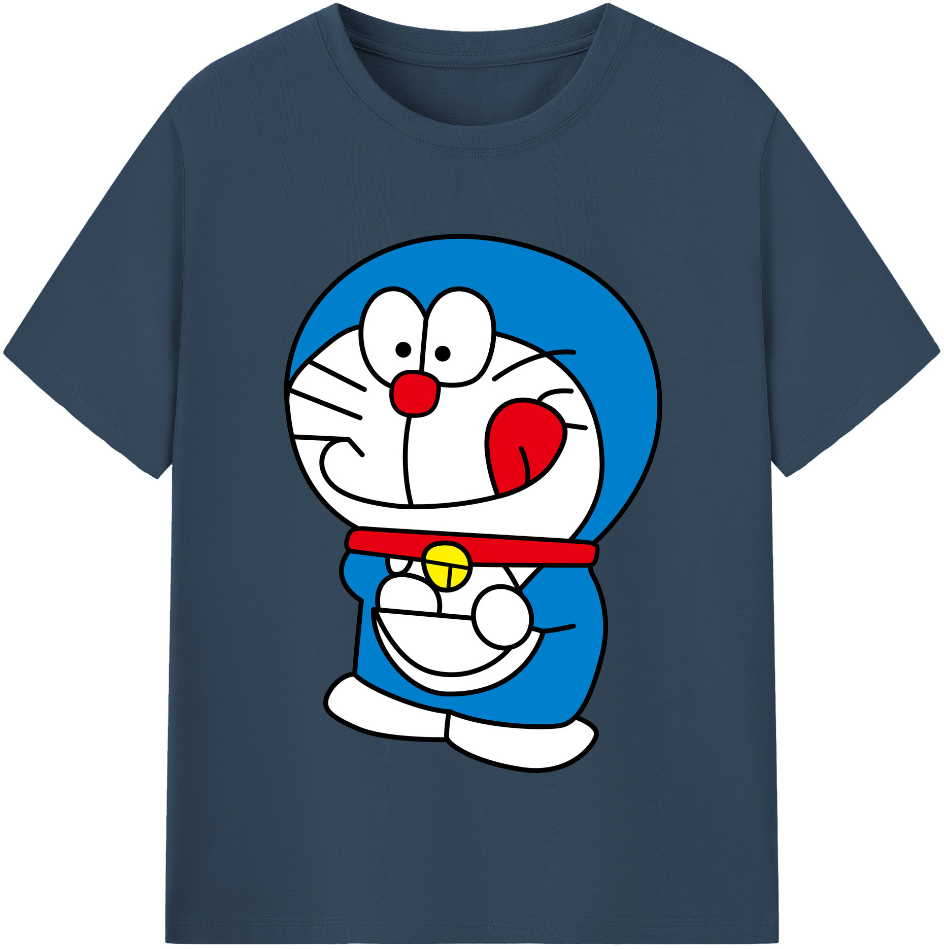 （画像用） ドラえもん Doraemon レディースカジュアルプリントTシャツ（綿100％）