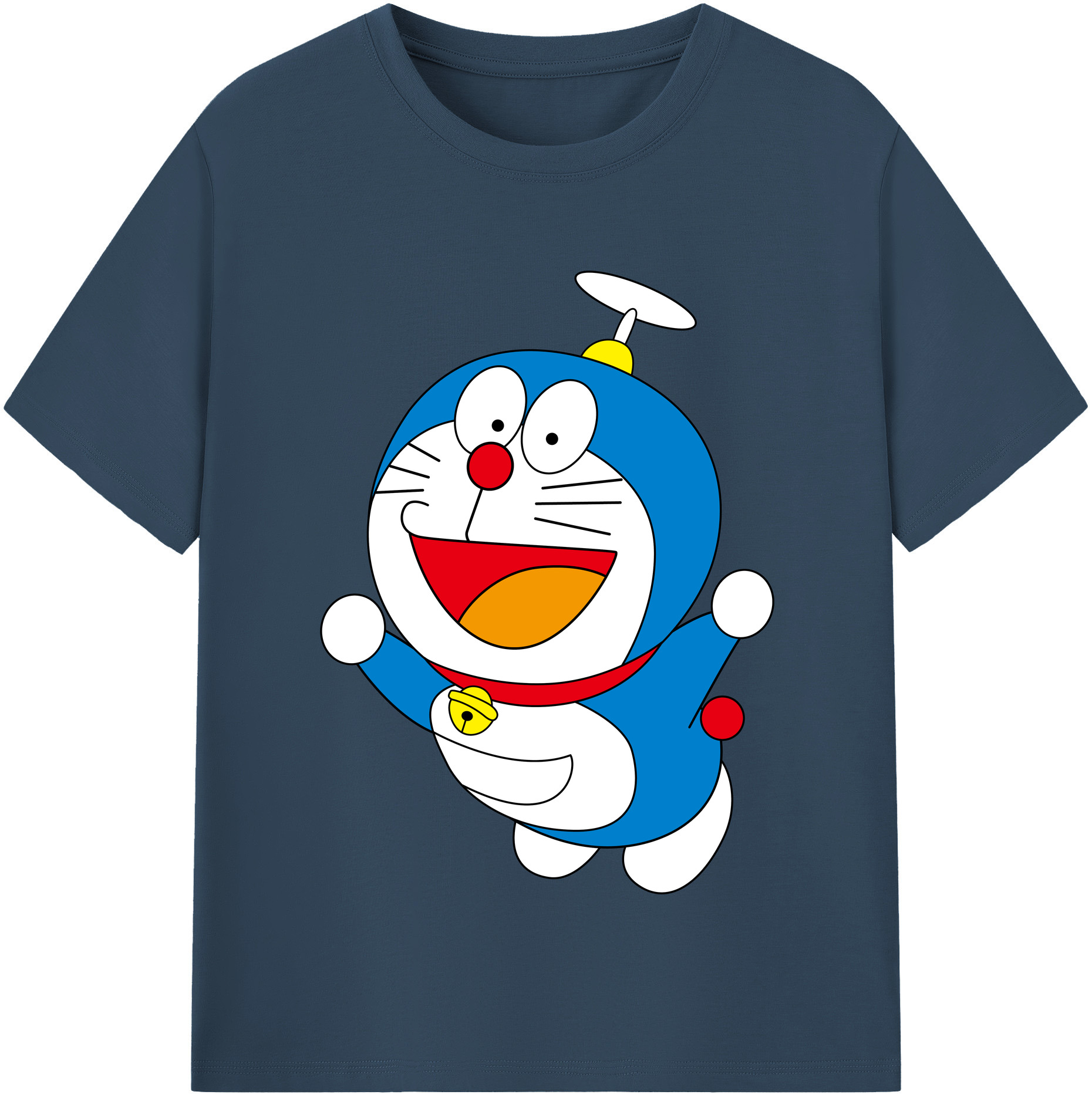 （画像用） ドラえもん Doraemon レディースカジュアルプリントTシャツ（綿100％）