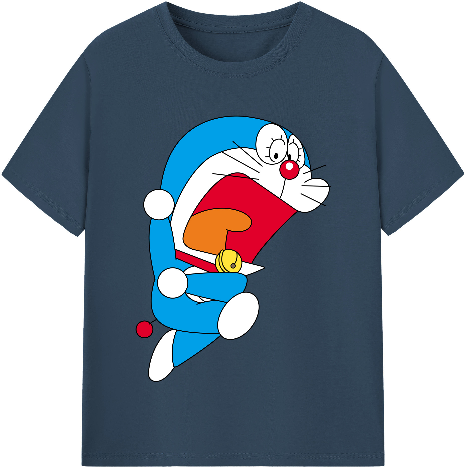 （画像用） ドラえもん Doraemon レディースカジュアルプリントTシャツ（綿100％）