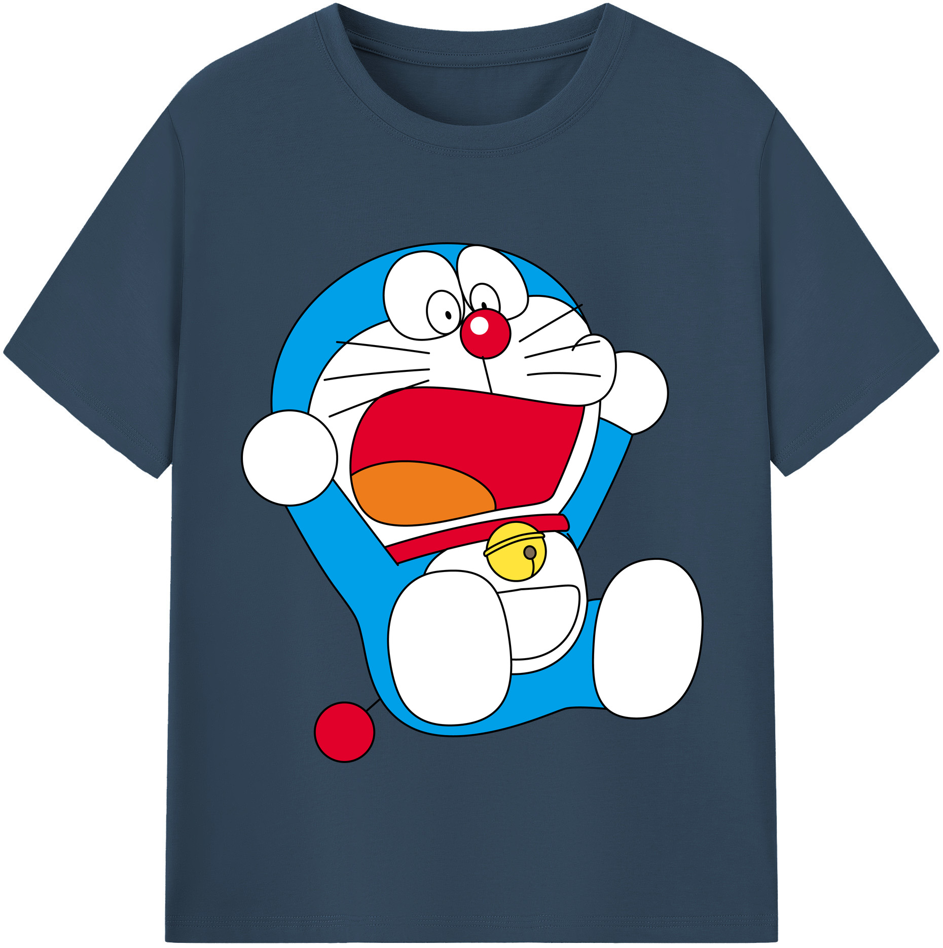 （画像用） ドラえもん Doraemon レディースカジュアルプリントTシャツ（綿100％）