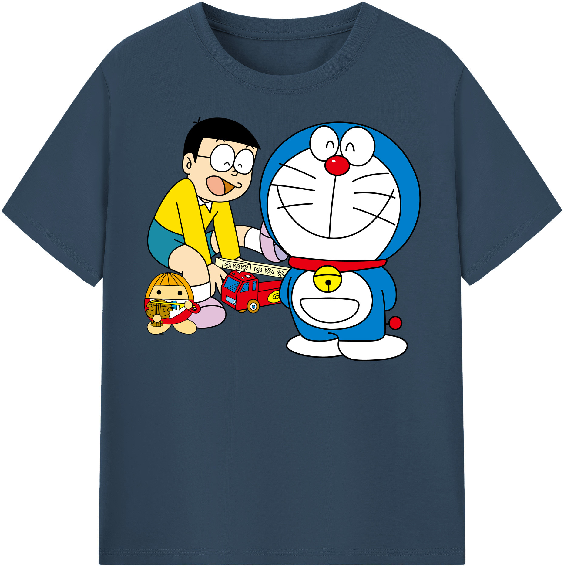 （画像用） ドラえもん Doraemon レディースカジュアルプリントTシャツ（綿100％）