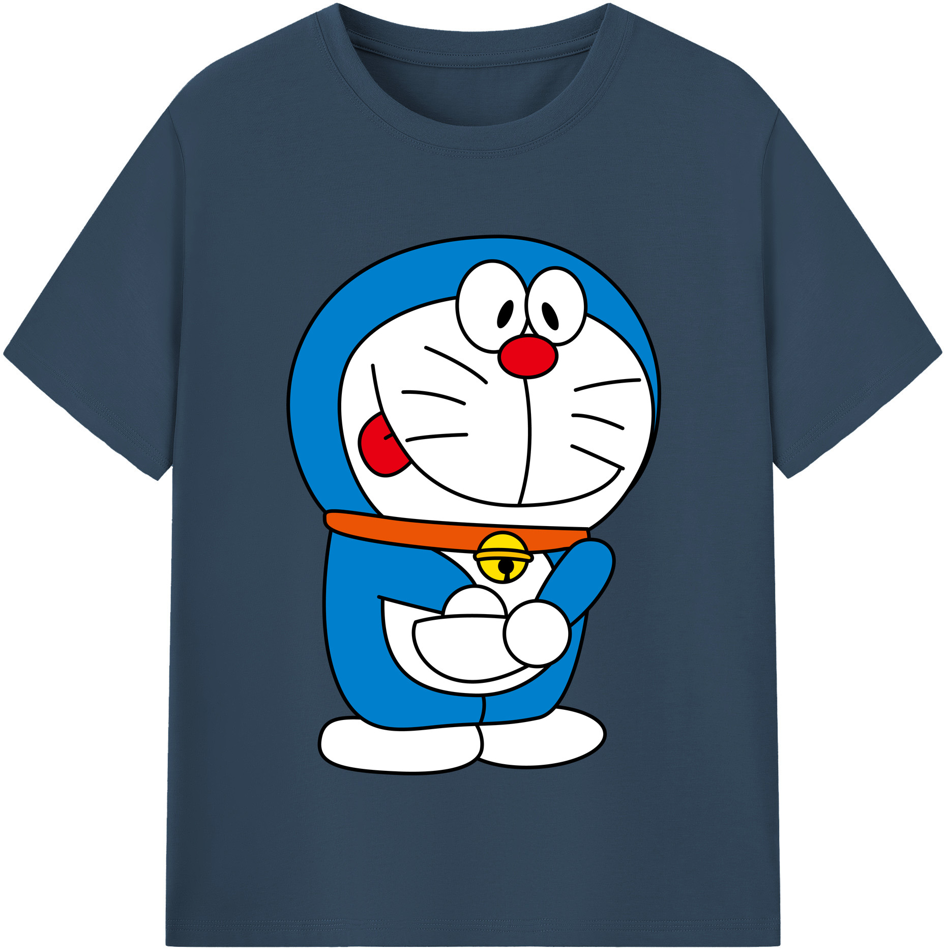 （画像用） ドラえもん Doraemon レディースカジュアルプリントTシャツ（綿100％）