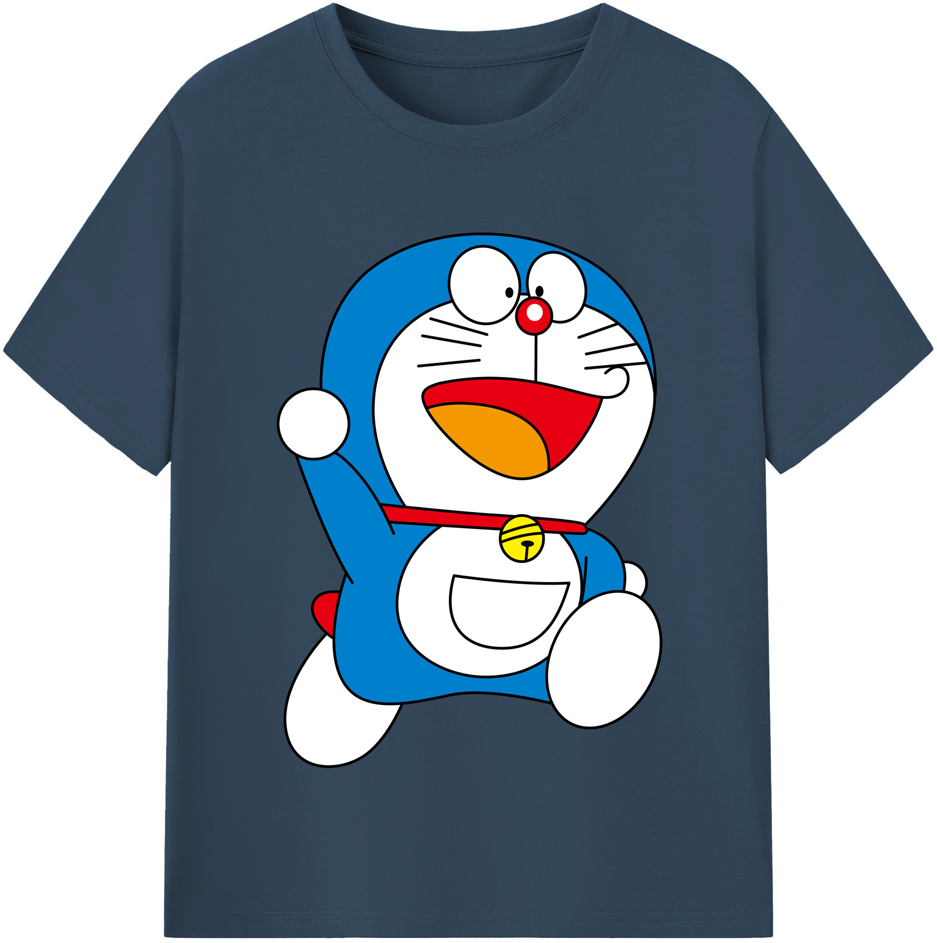 （画像用） ドラえもん Doraemon レディースカジュアルプリントTシャツ（綿100％）