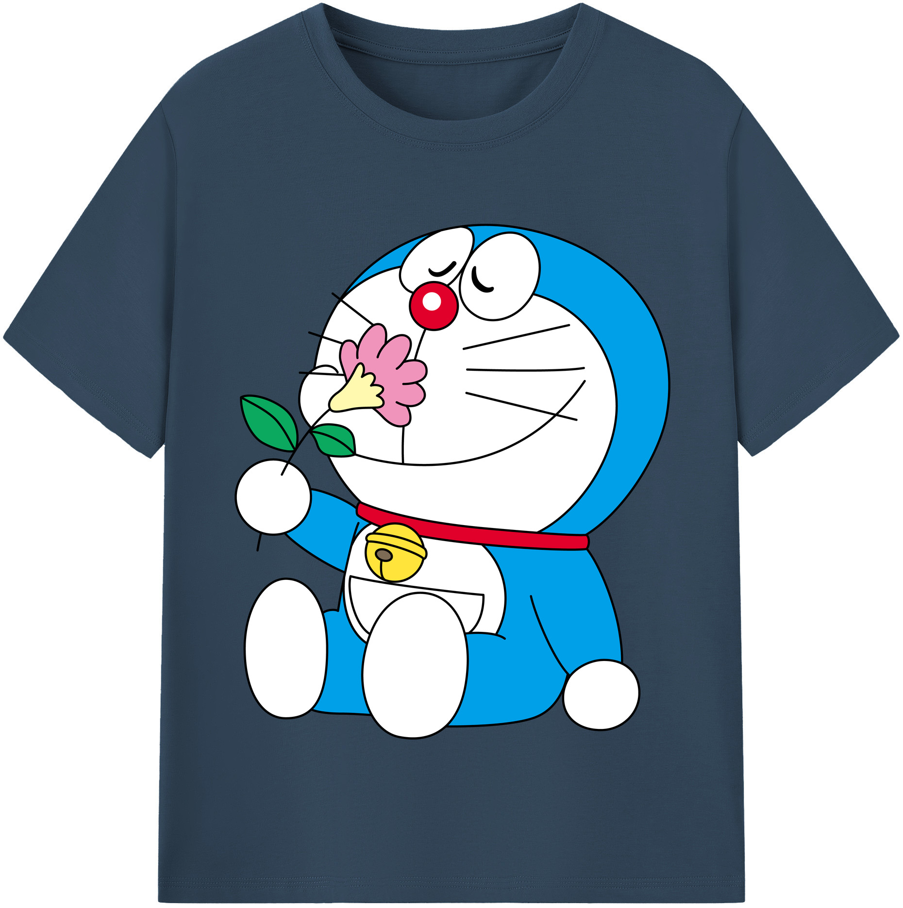 （画像用） ドラえもん Doraemon レディースカジュアルプリントTシャツ（綿100％）
