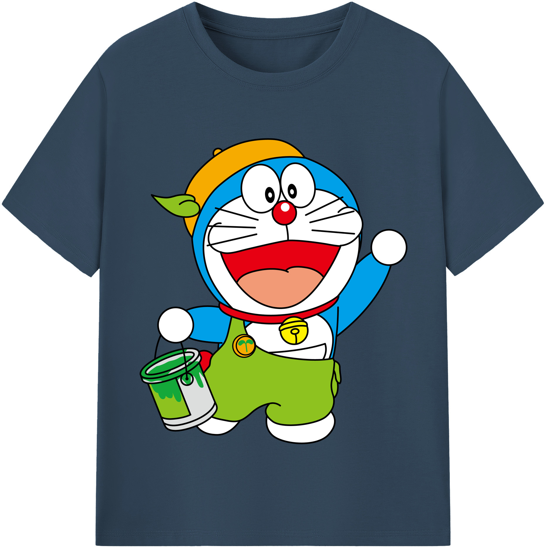 （画像用） ドラえもん Doraemon レディースカジュアルプリントTシャツ（綿100％）