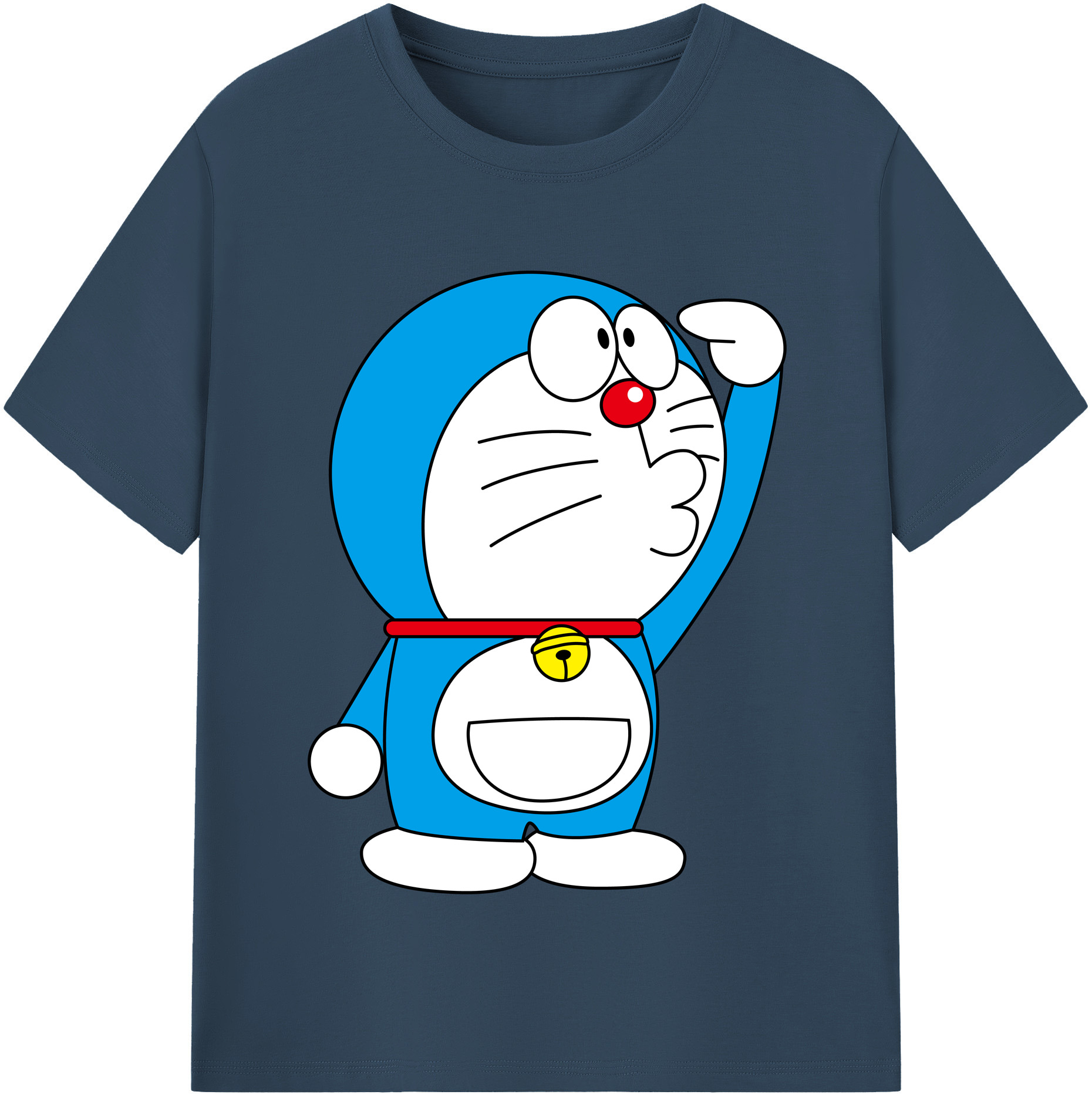 （画像用） ドラえもん Doraemon レディースカジュアルプリントTシャツ（綿100％）
