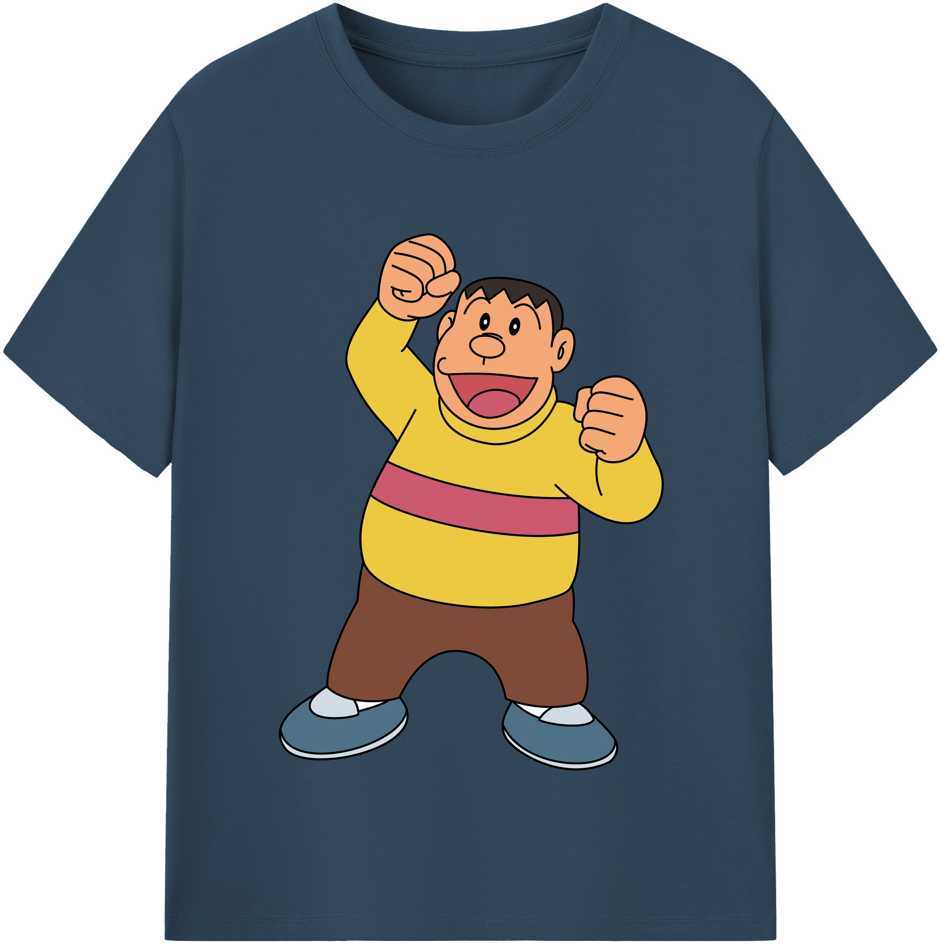 （画像用） ドラえもん 剛田武 Doraemon Gouta Takeshi レディースカジュアルプリントTシャツ（綿100％）