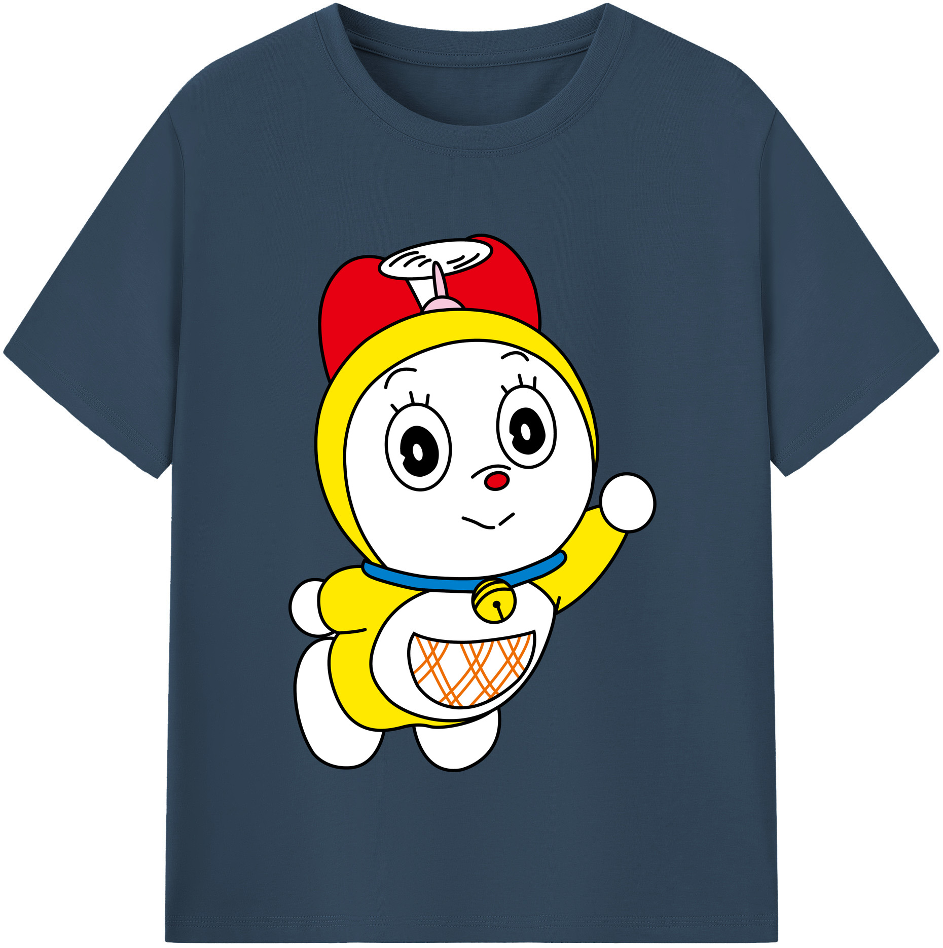 （画像用） ドラえもん ドラミ Doraemon Dorami レディースカジュアルプリントTシャツ（綿100％）