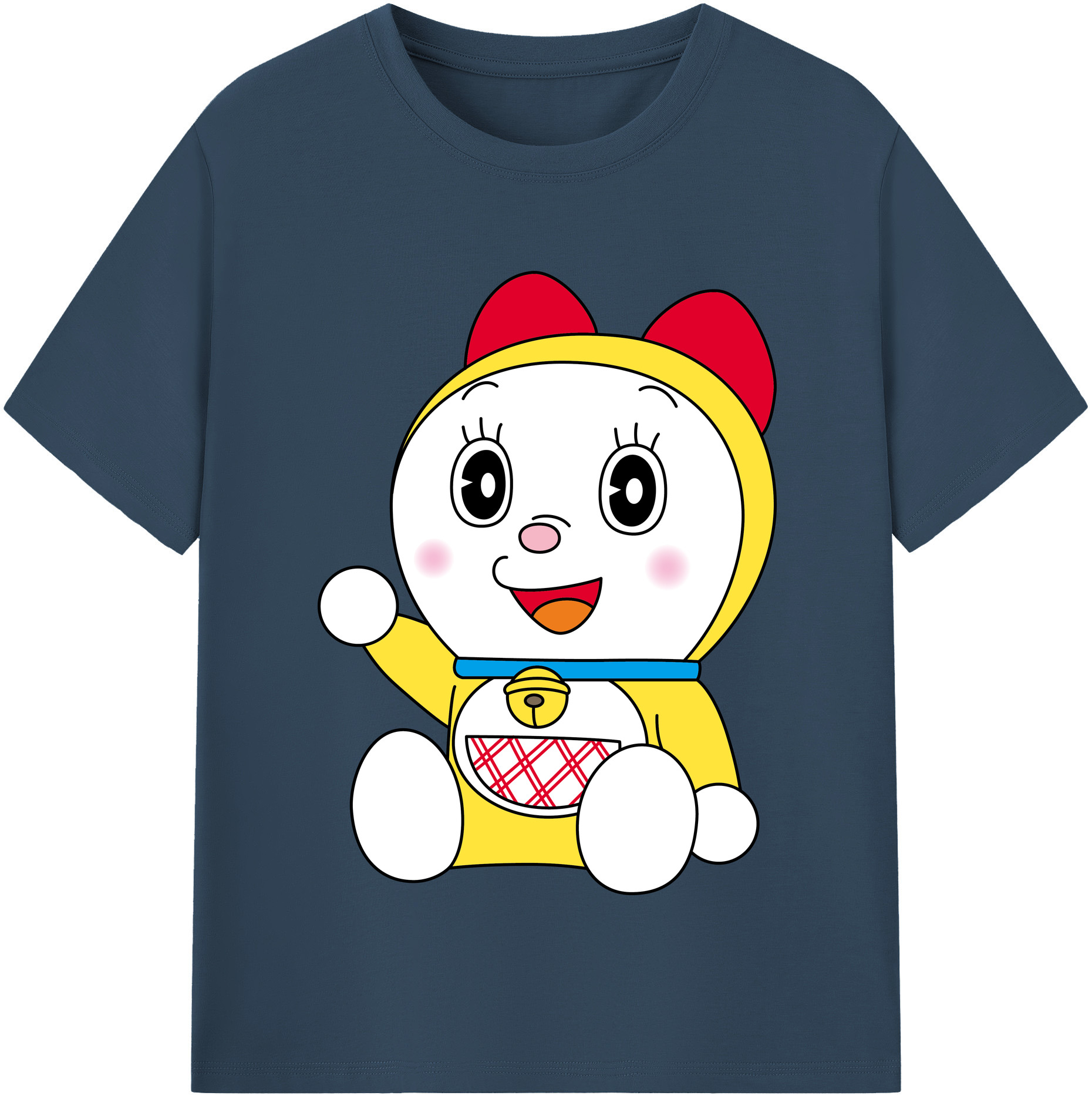 （画像用） ドラえもん ドラミ Doraemon Dorami レディースカジュアルプリントTシャツ（綿100％）