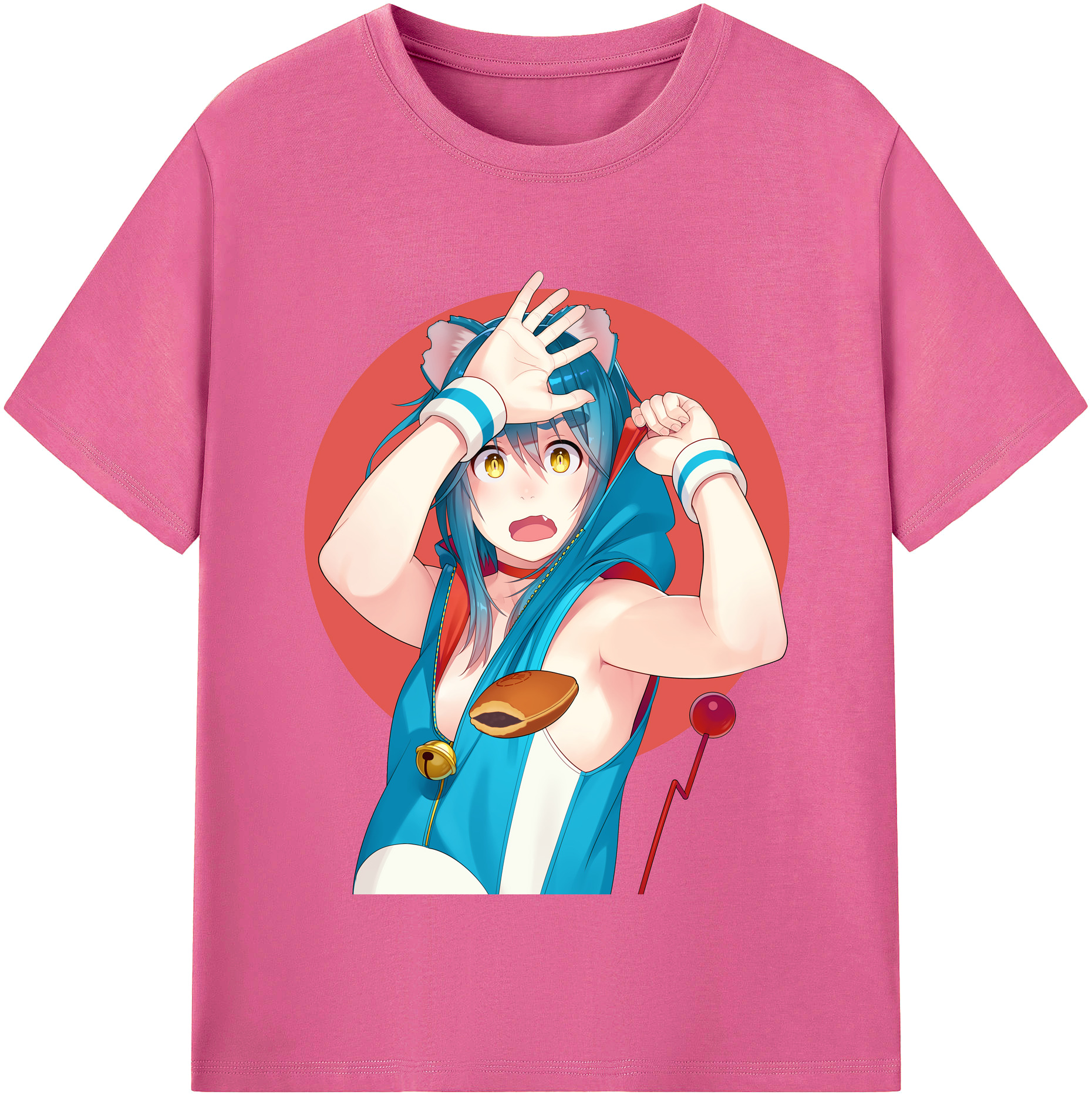 （画像用） ドラえもん Doraemon レディースカジュアルプリントTシャツ（綿100％）