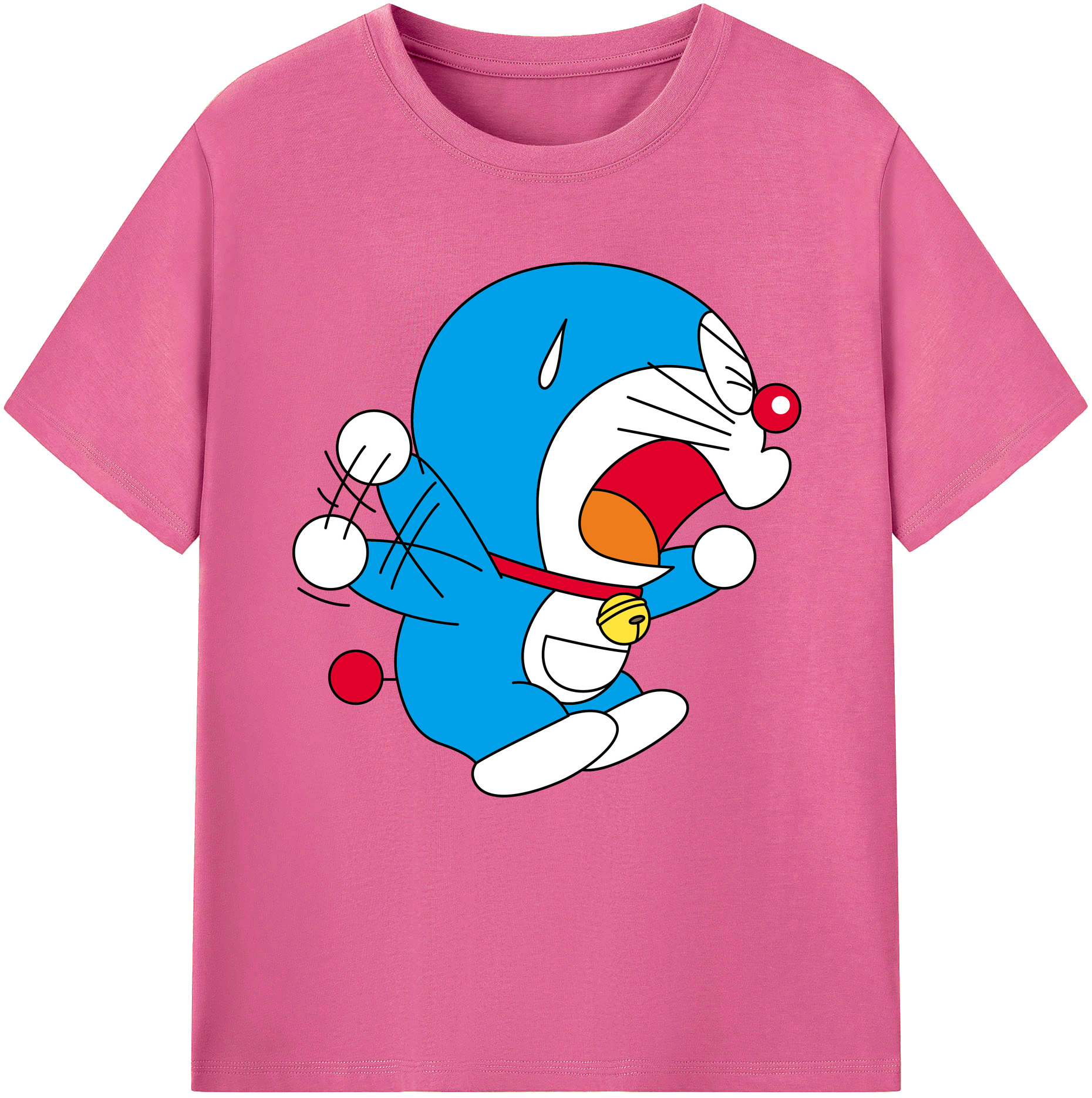 （画像用） ドラえもん Doraemon レディースカジュアルプリントTシャツ（綿100％）